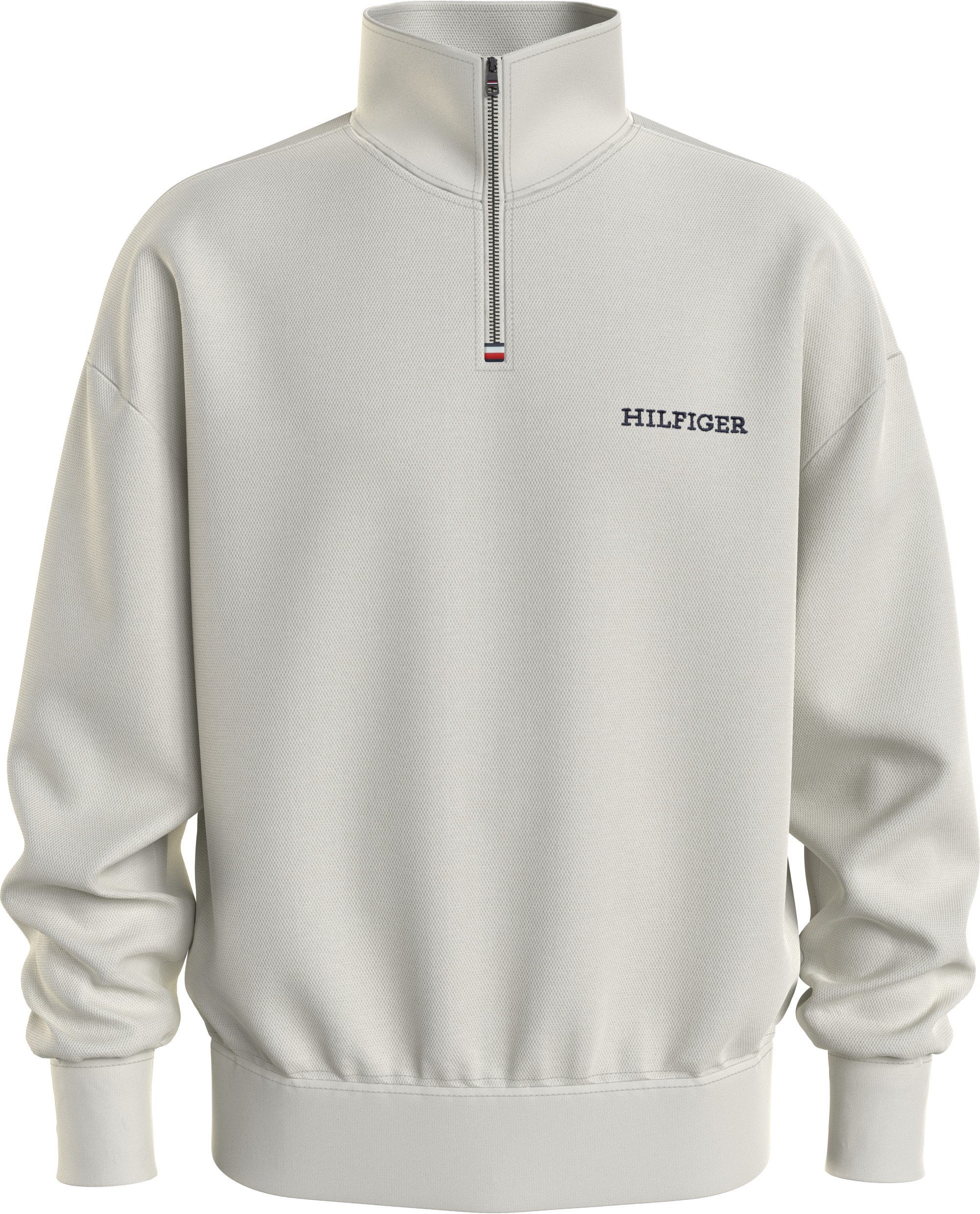 Tommy Hilfiger Sweatshirt MONOTYPE HONEYCOMB 1 4 ZIP