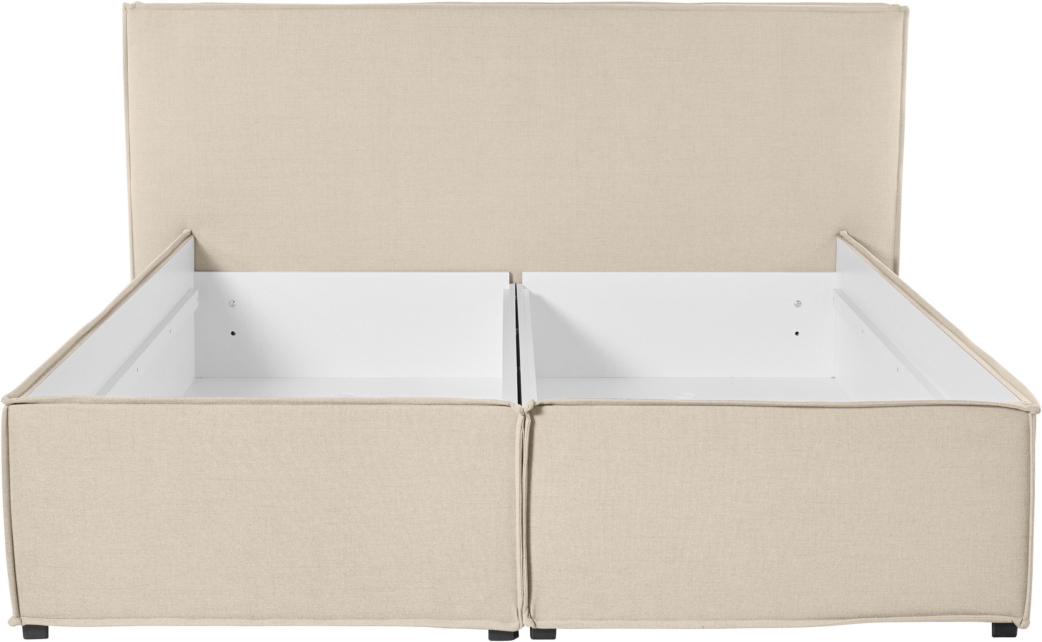 LeGer Home by Lena Gercke Gestoffeerd bed Isaline naar keuze zonder matras of met 3 matrassoorten, hoofdbordhoogte 107 cm