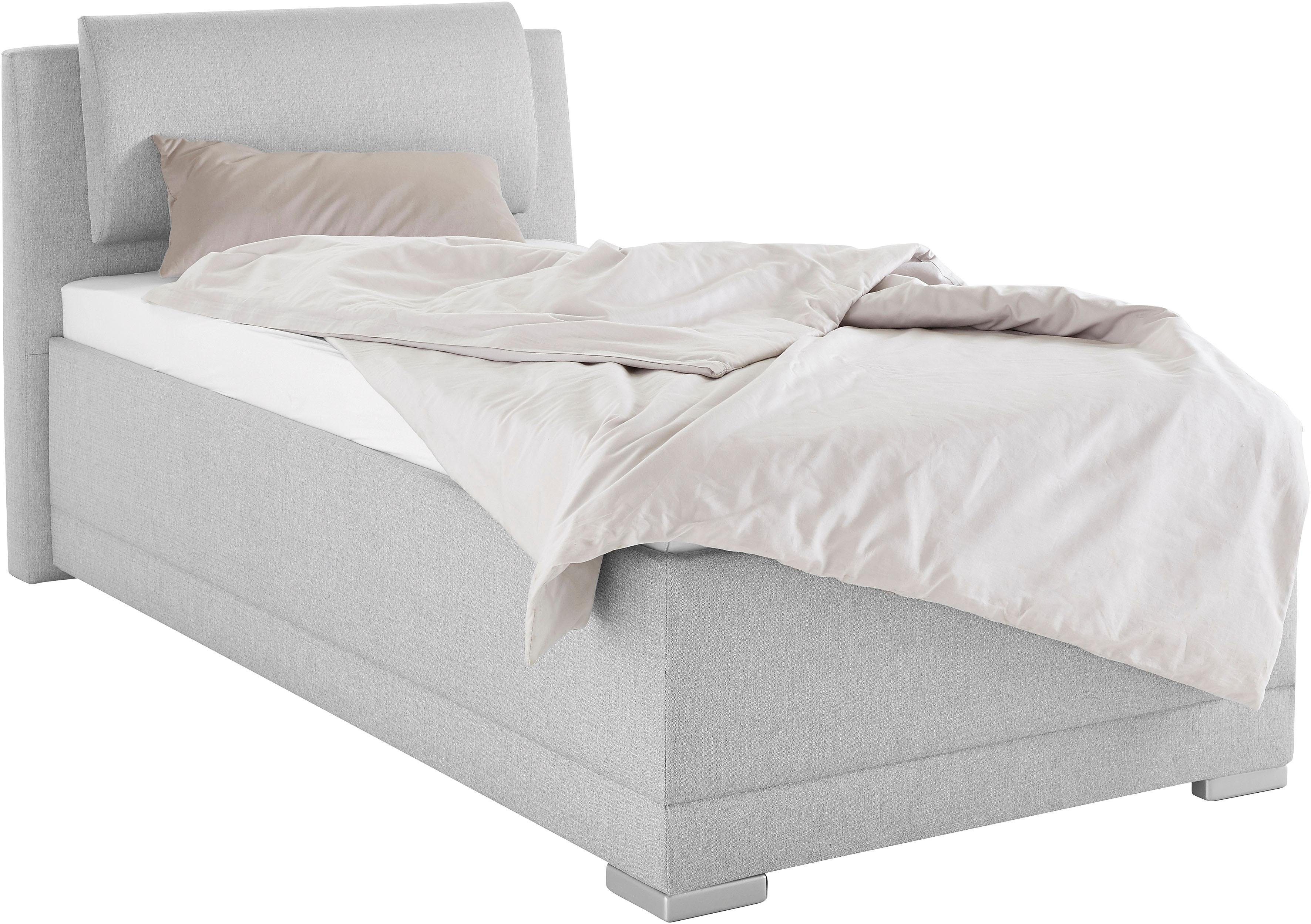 Maintal Gestoffeerd bed Oderzo met bedkist, verstelbare hoofdsteun, matrassen in h2 of h3 ter keuze