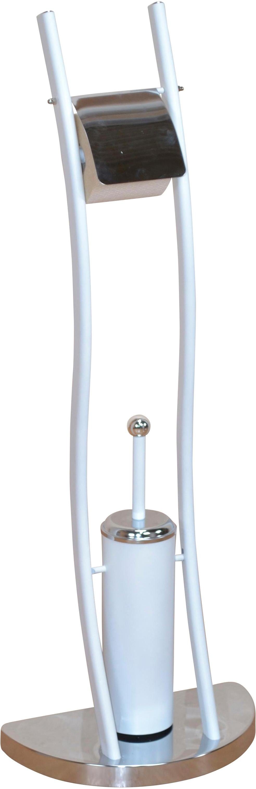 HOFMANN LIVING AND MORE Toiletset wc-accessoires wit