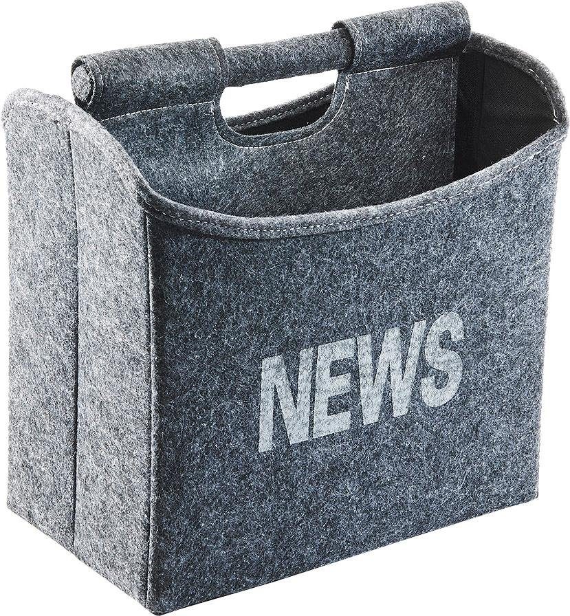locker Lectuurstandaard NEWS opvouwbaar manden & dozen grijs