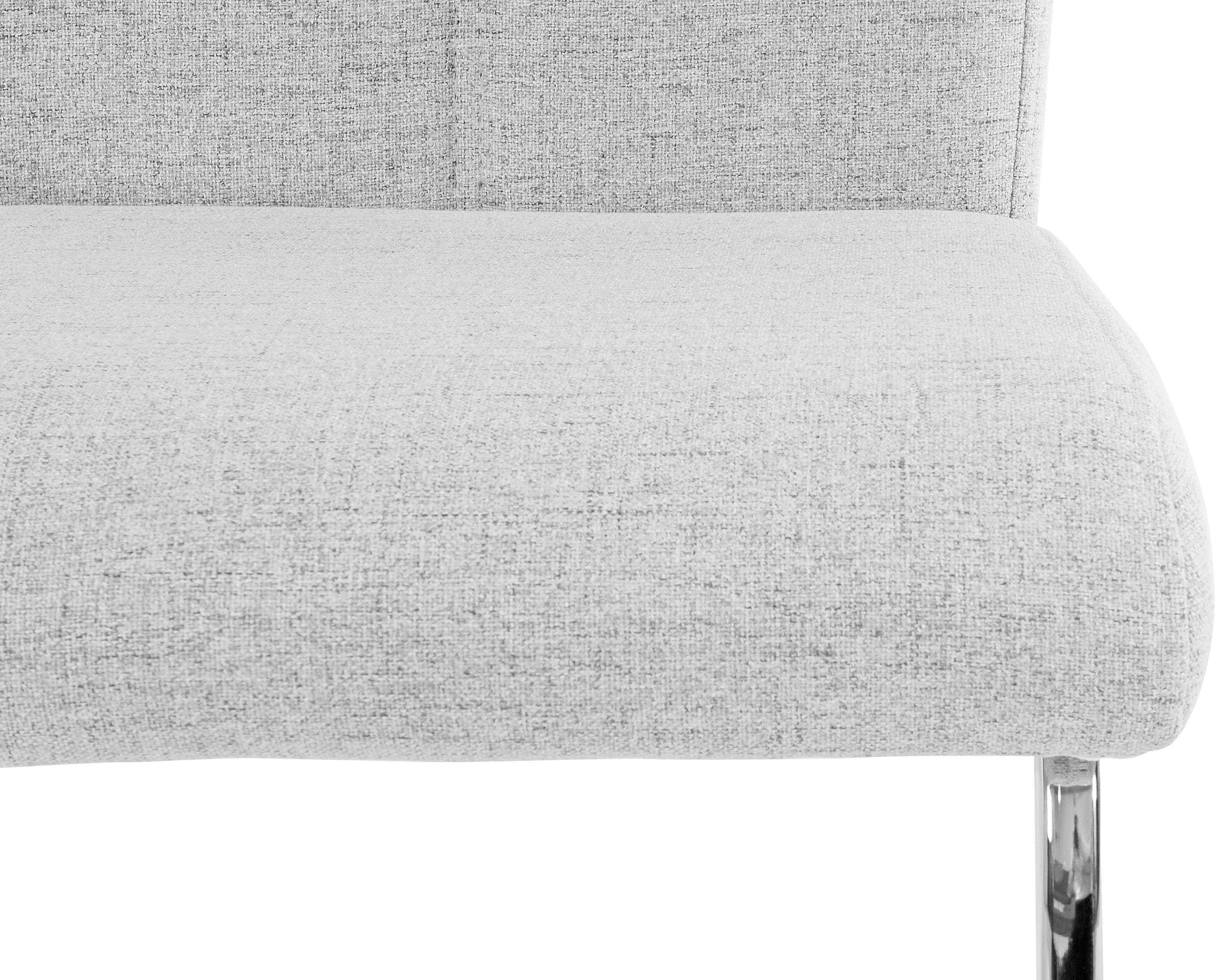 Home affaire Vrijdragende stoel Alex Stoel belastbaar tot 120 kg, frame in chroom-look (set, 2 stuks)
