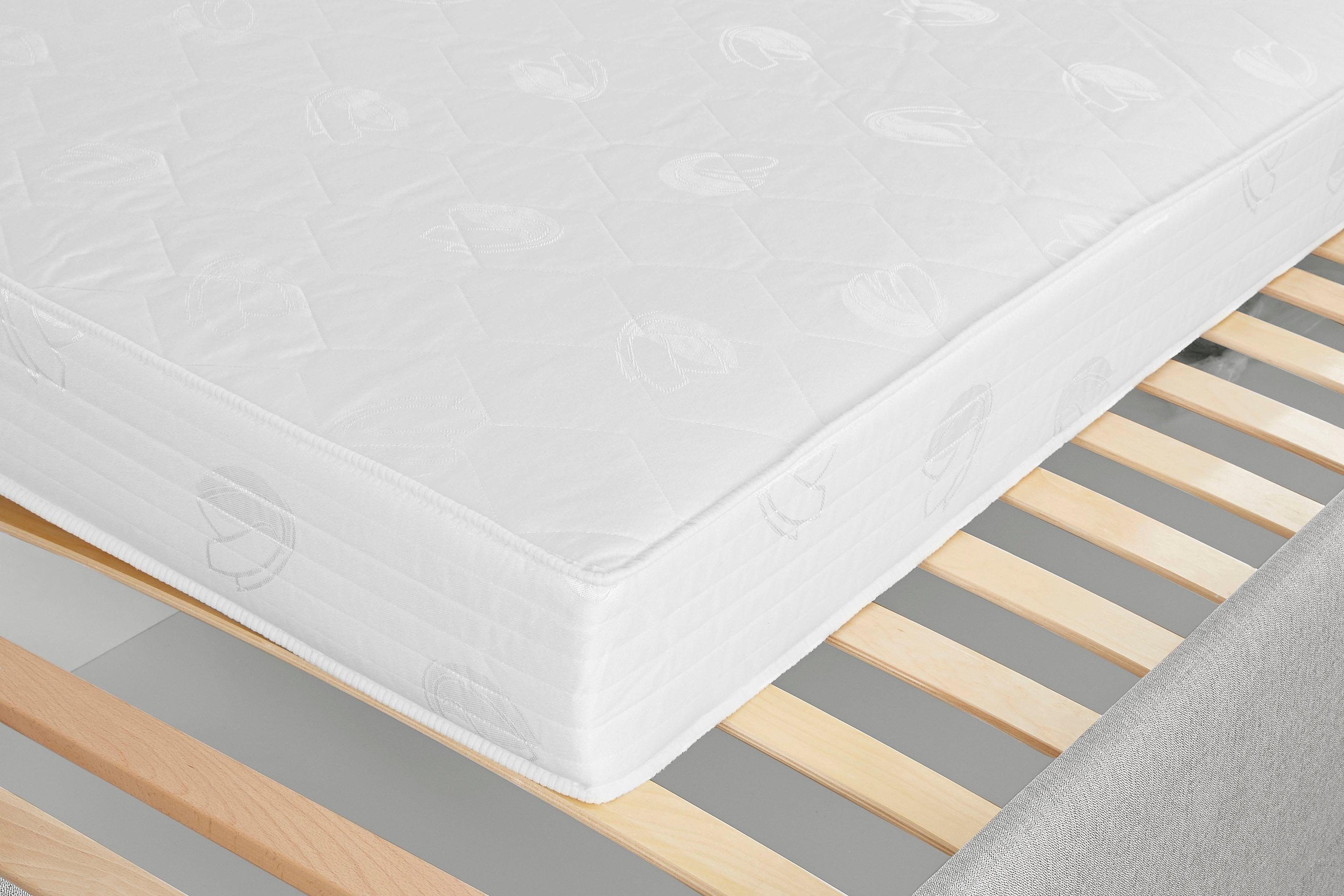 Maintal Gestoffeerd bed Oderzo met bedkist, verstelbare hoofdsteun, matrassen in h2 of h3 ter keuze