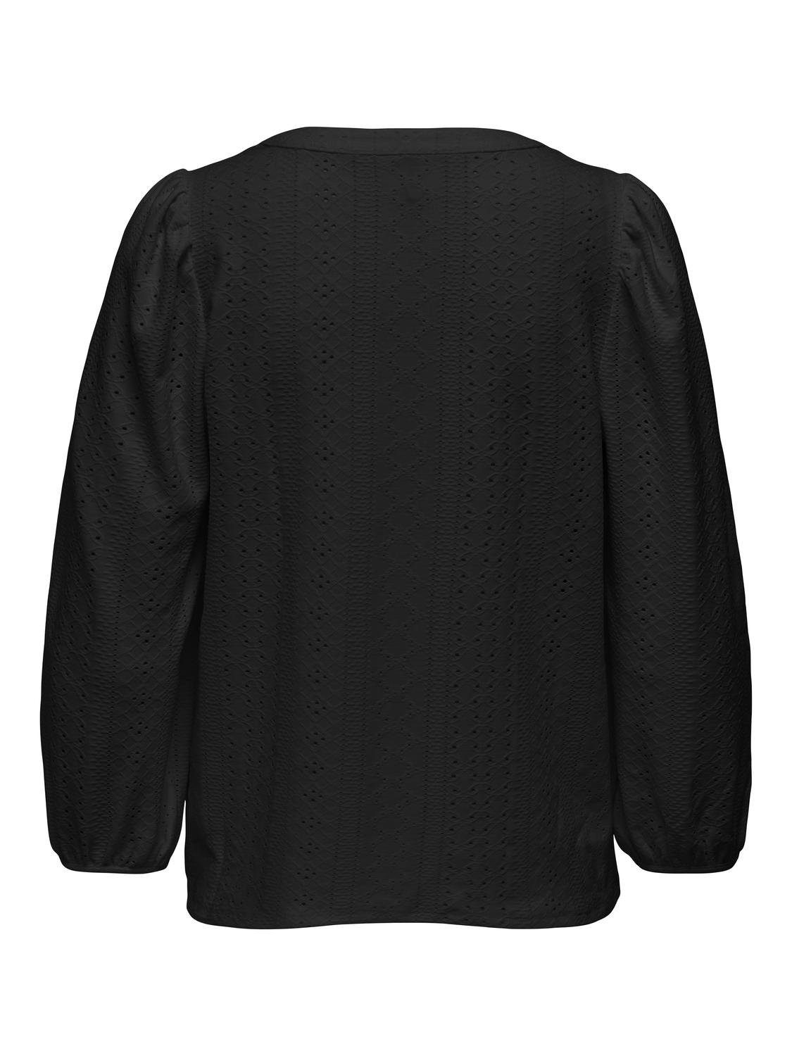 Only Shirt ONLSANDRA 3/4 SPLIT TOP JRS