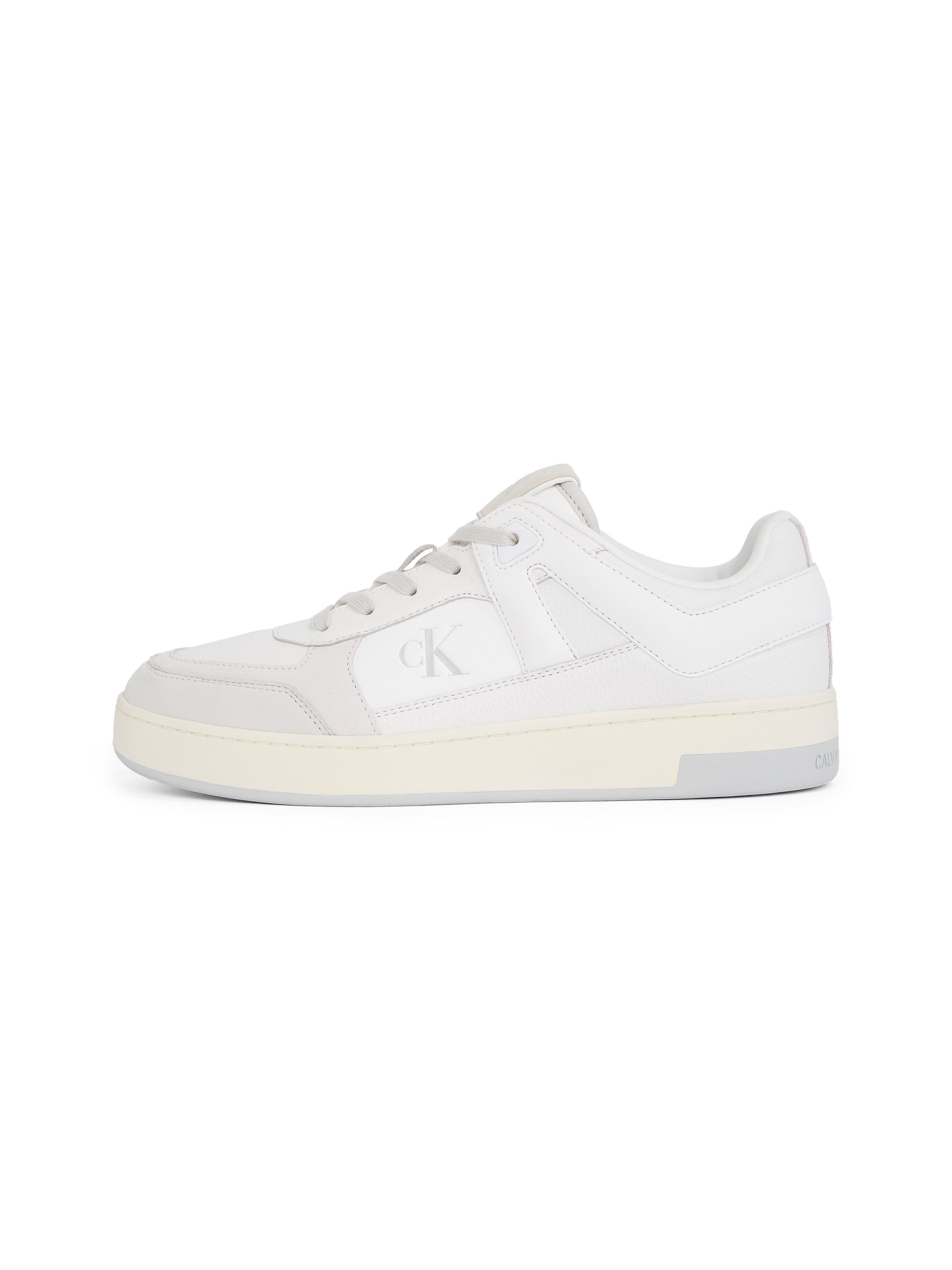 Calvin Klein Sneakers BASKET CUP LOW LACEUP LTH MIX , basket-sneaker, veterschoen, halfschoen, vrijetijdsschoen met ck-logo