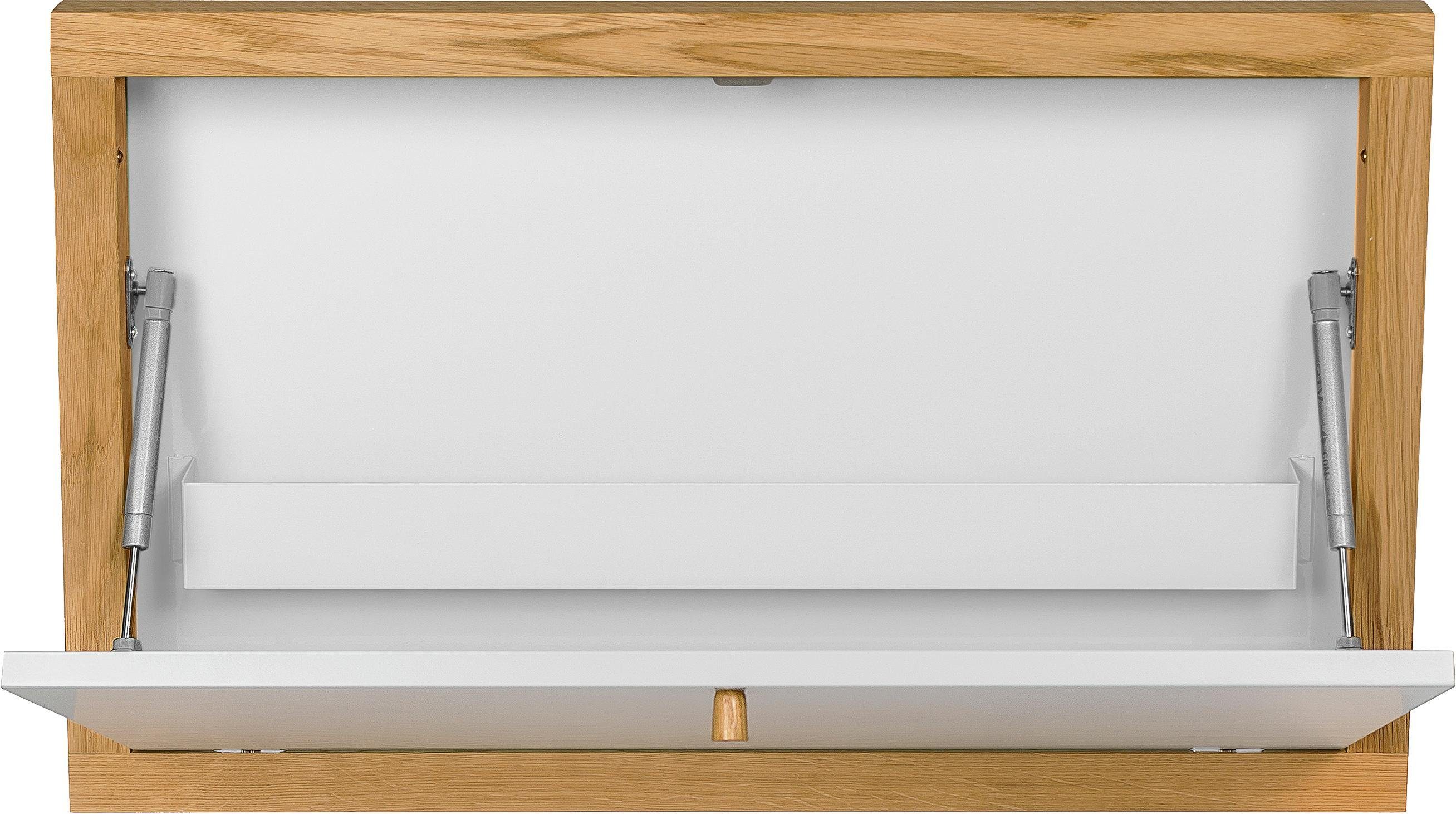 Woodman Klaptafel Brenta om open te klappen, ruimtebesparend, frame van massief eiken