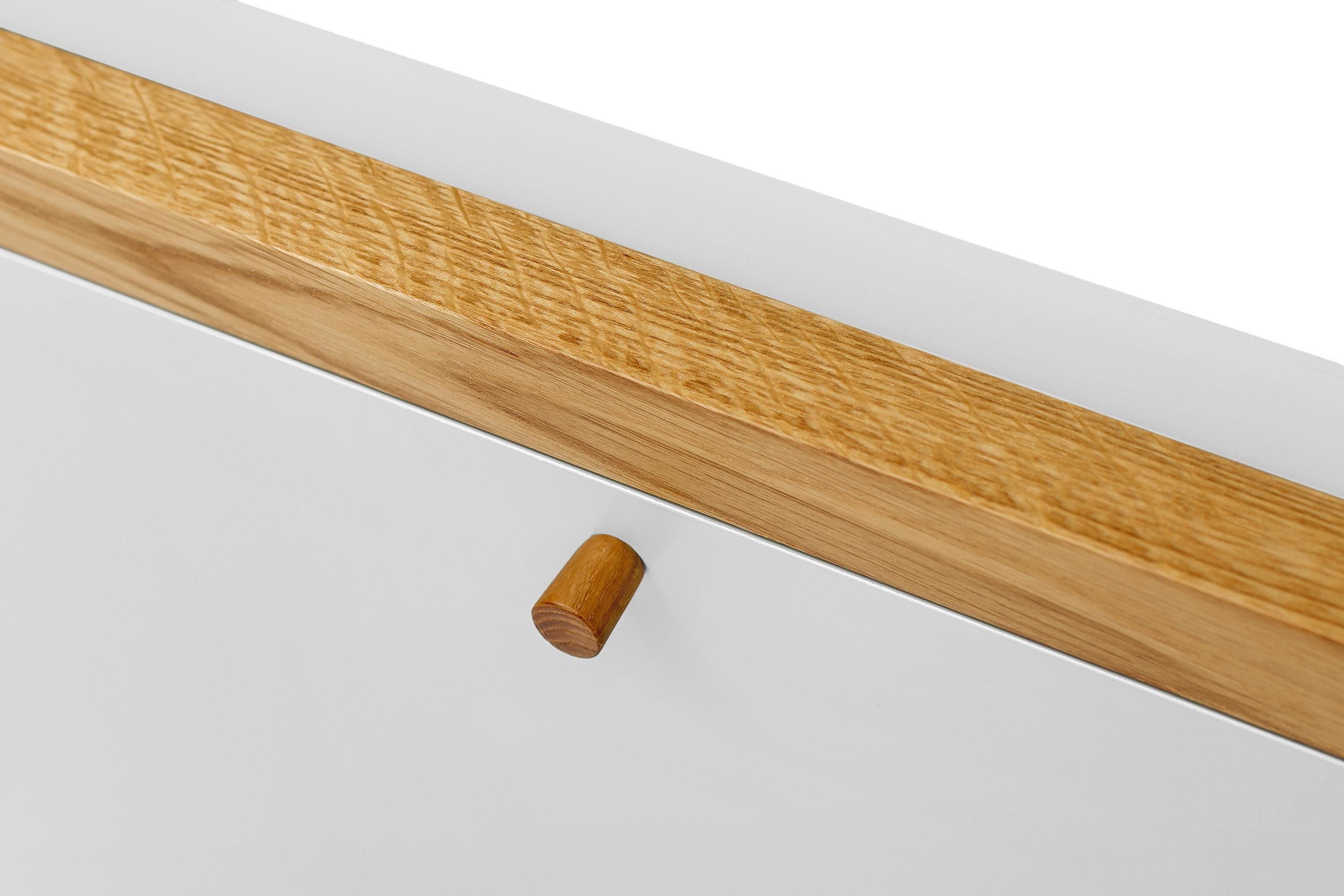 Woodman Klaptafel Brenta om open te klappen, ruimtebesparend, frame van massief eiken