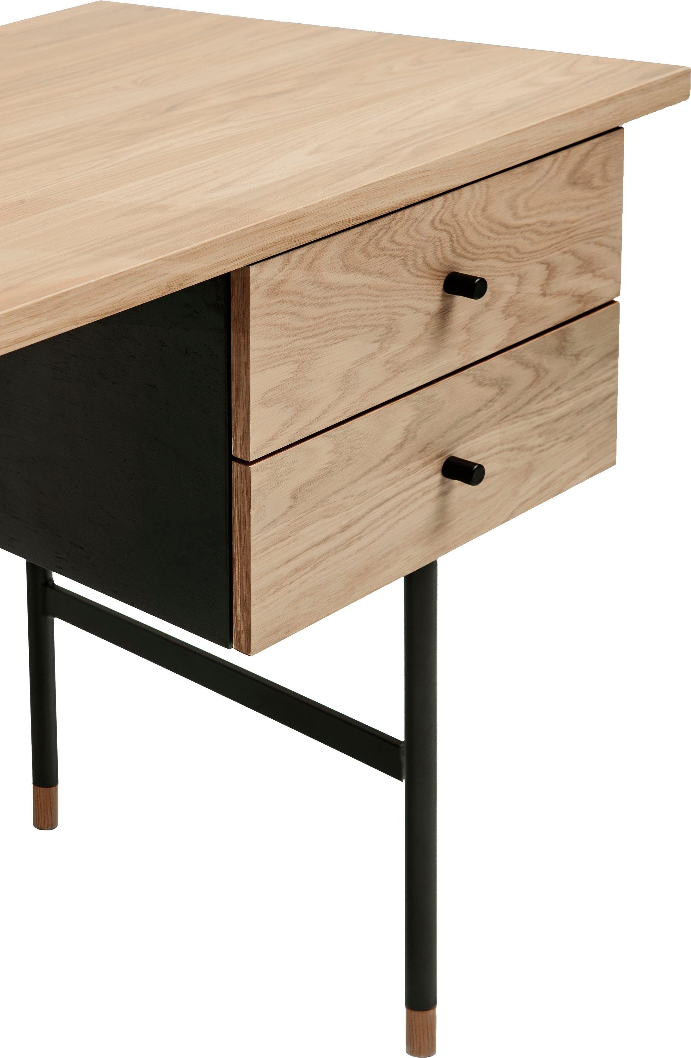 Woodman Bureau Jeugd Laden met soft-closefunctie, poten van metaal