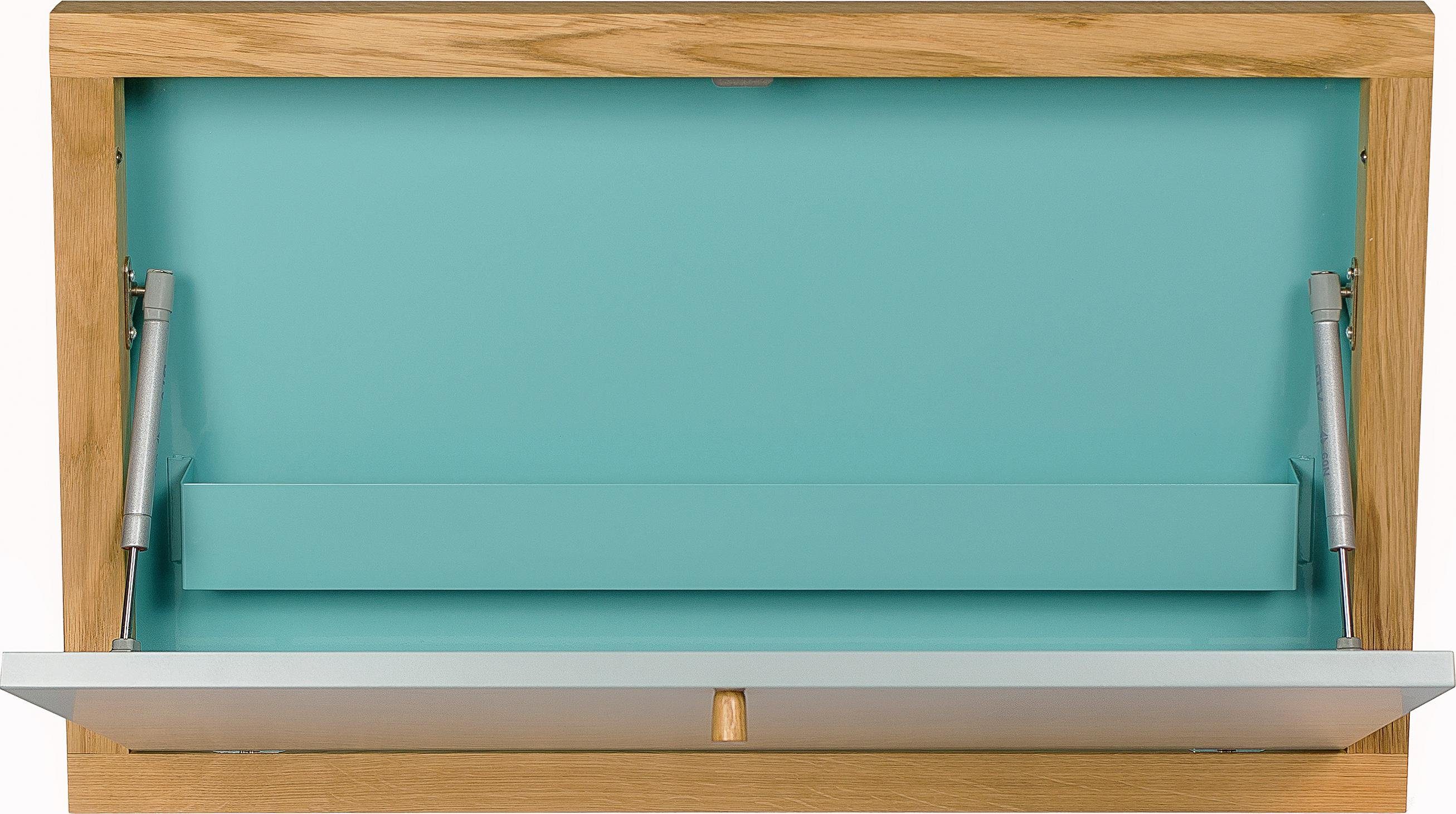 Woodman Klaptafel Brenta om open te klappen, ruimtebesparend, frame van massief eiken