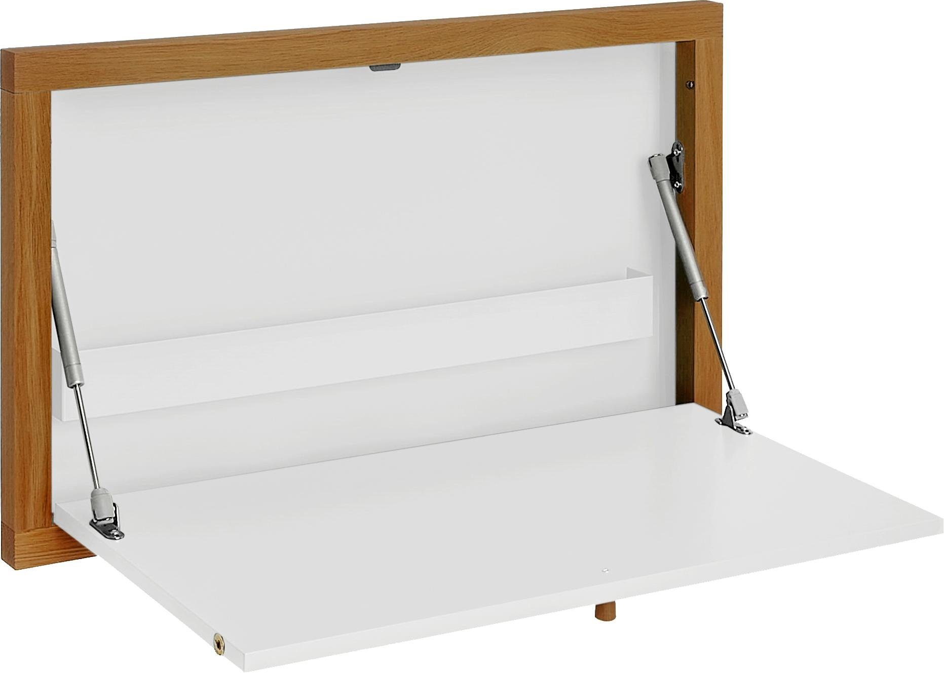 Woodman Klaptafel Brenta om open te klappen, ruimtebesparend, frame van massief eiken