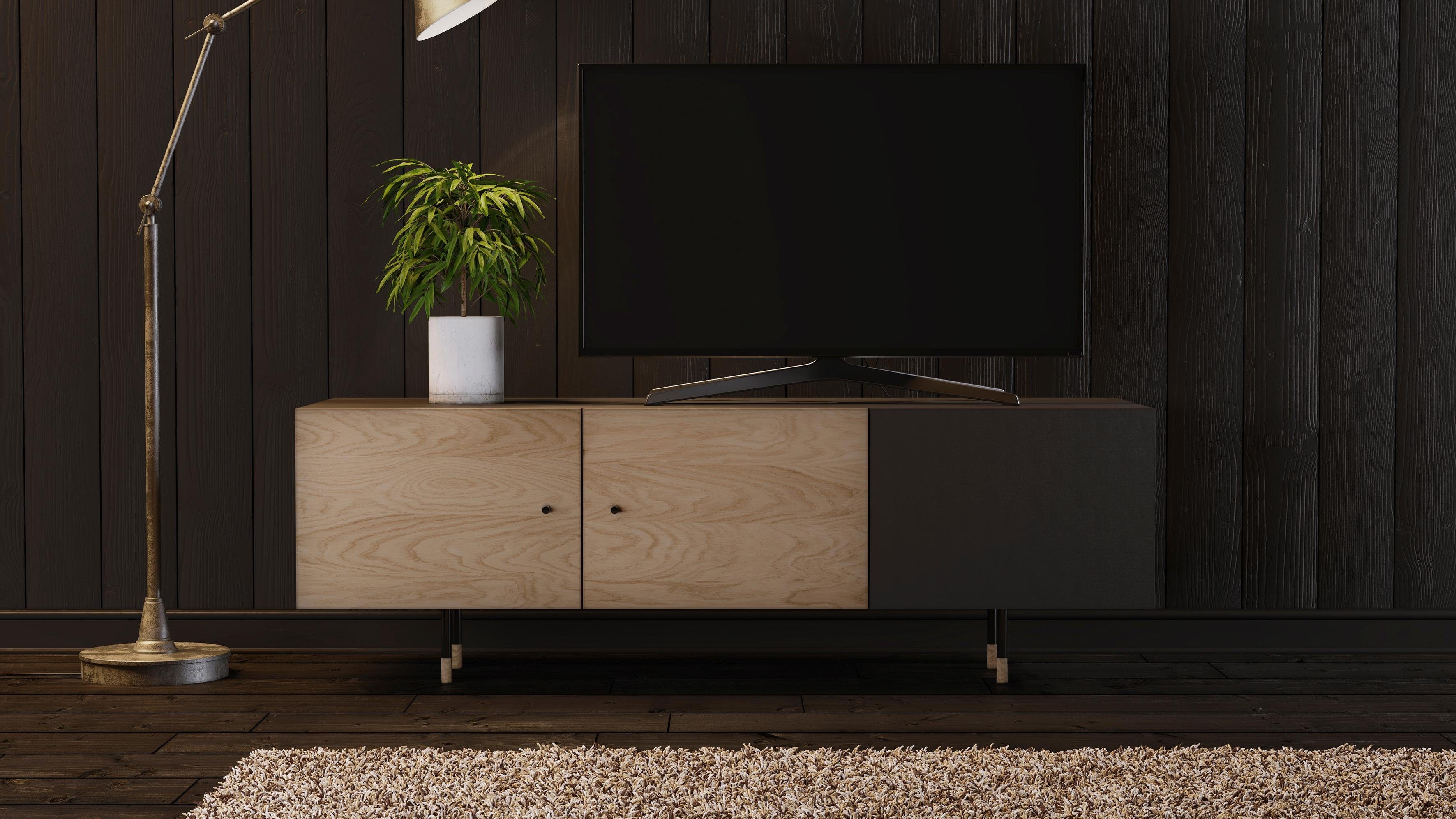Woodman Tv-meubel Daniel met soft-closefunctie, breedte 150 cm