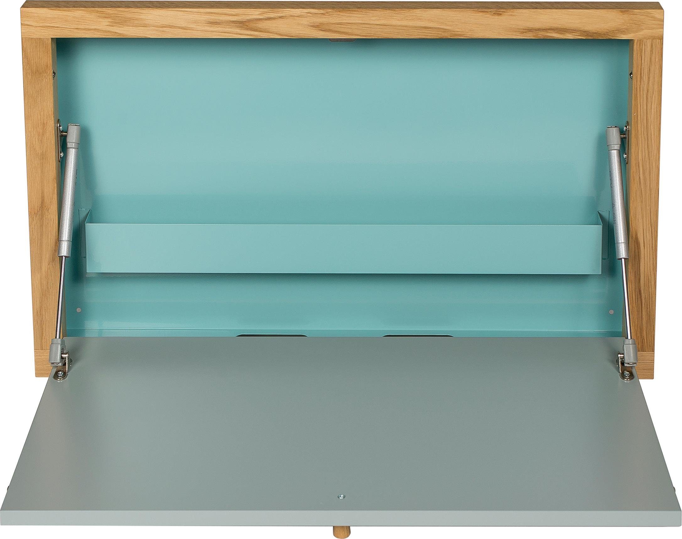 Woodman Klaptafel Brenta om open te klappen, ruimtebesparend, frame van massief eiken