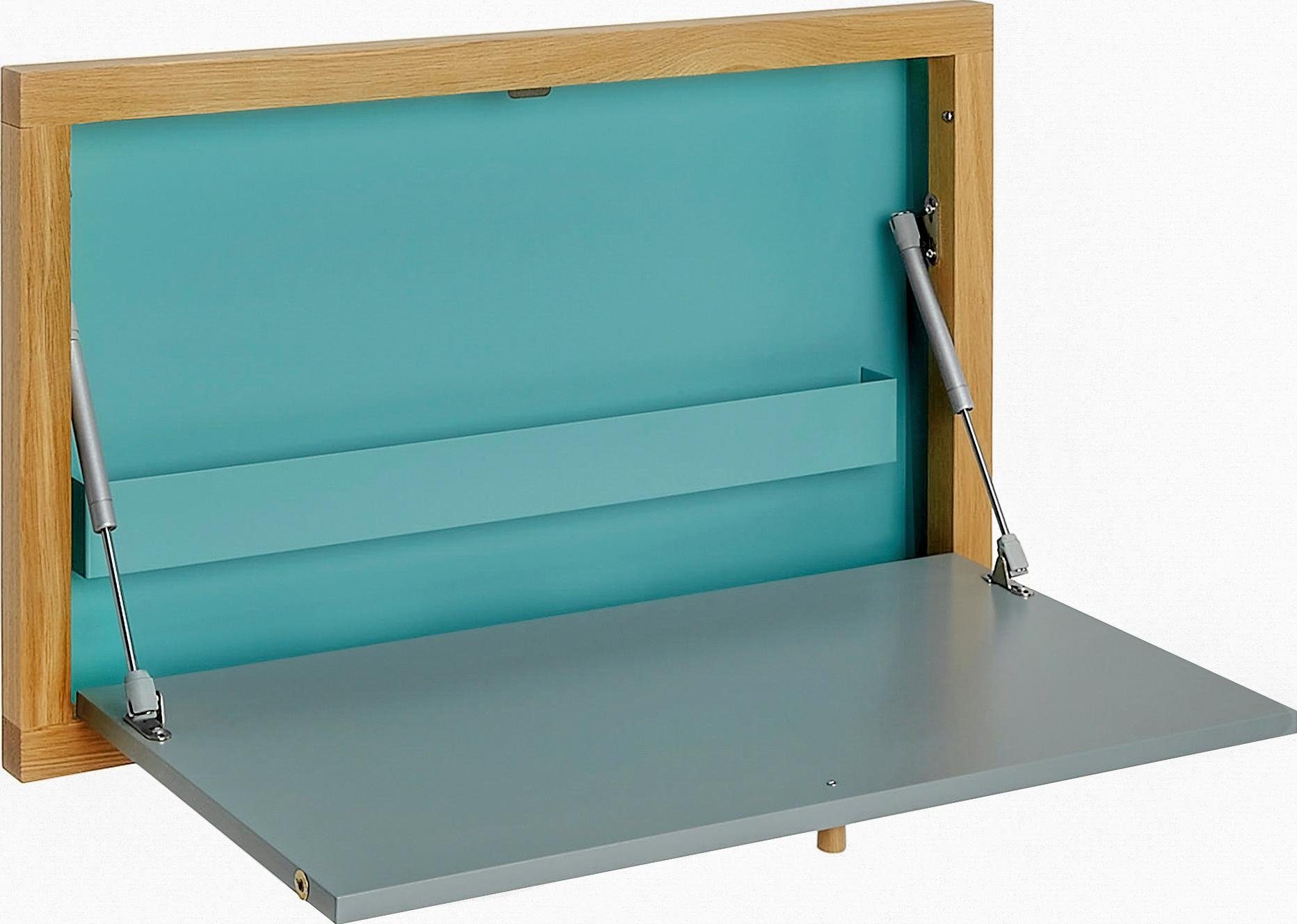 Woodman Klaptafel Brenta om open te klappen, ruimtebesparend, frame van massief eiken