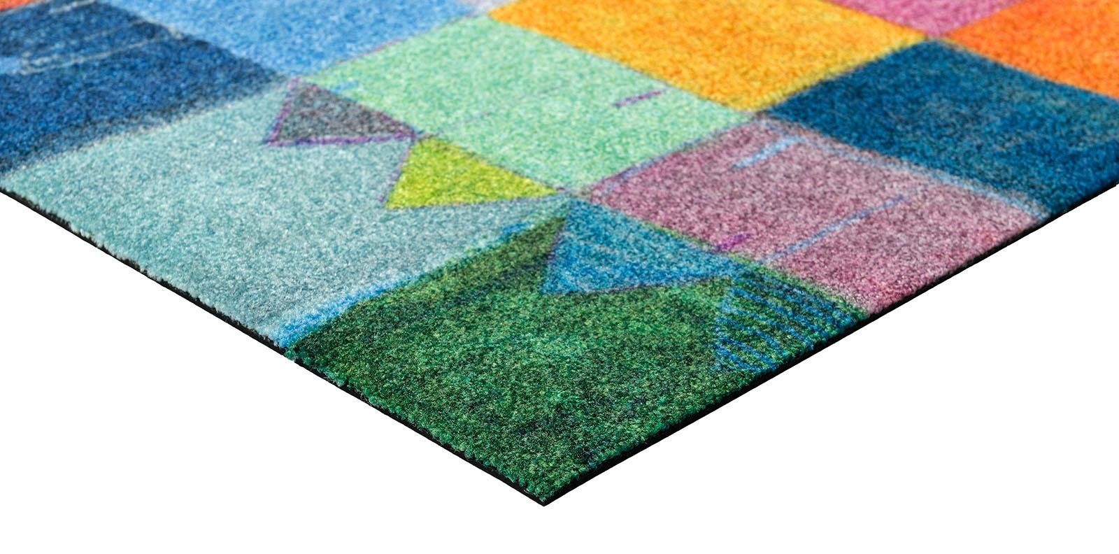wash+dry by Kleen-Tex Vloerkleed Sonnenstadt antislip, wasbaar, woonkamer