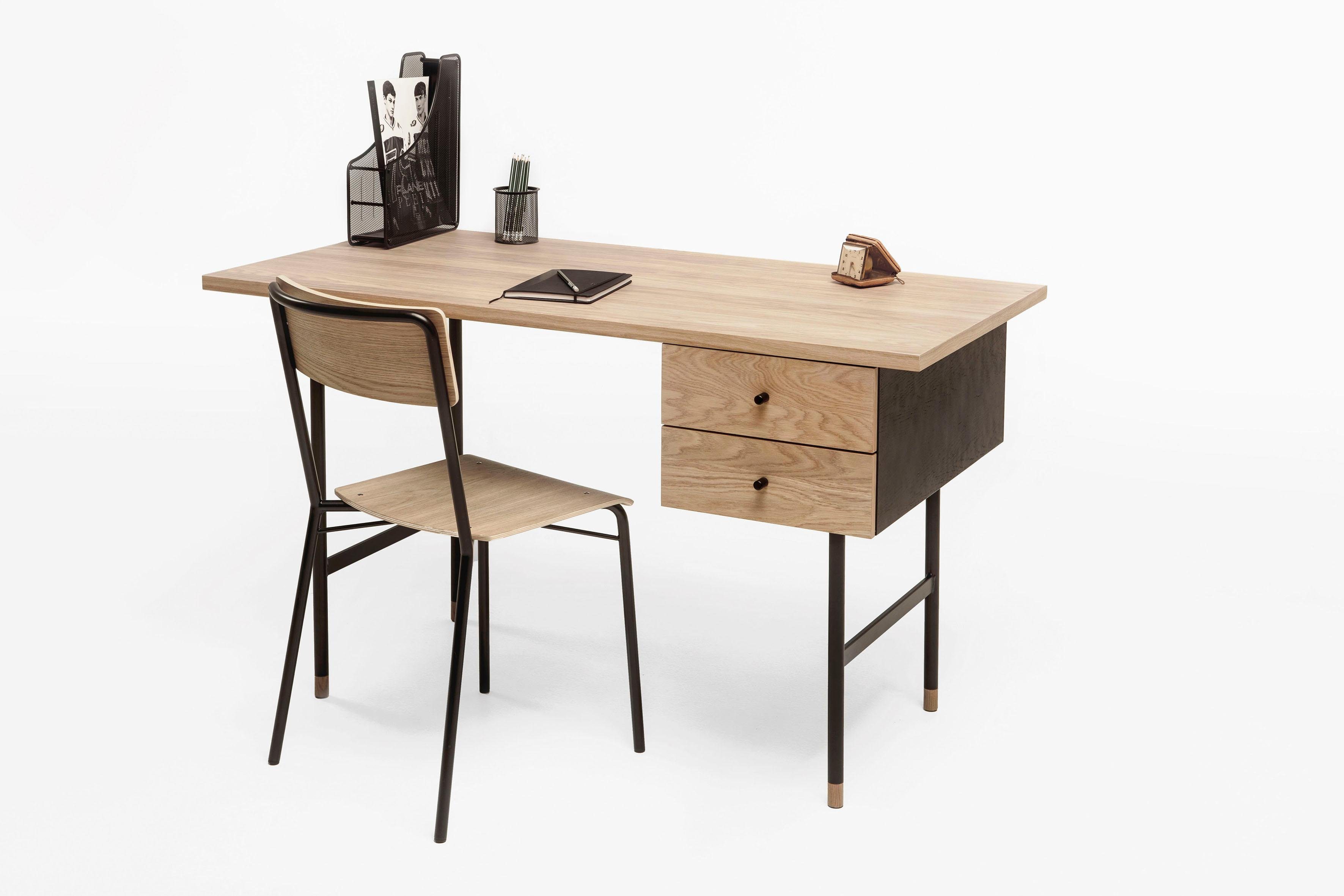 Woodman Bureau Jeugd Laden met soft-closefunctie, poten van metaal