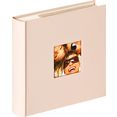 walther fotoalbum memo-album fun 200 (1 stuk) beige