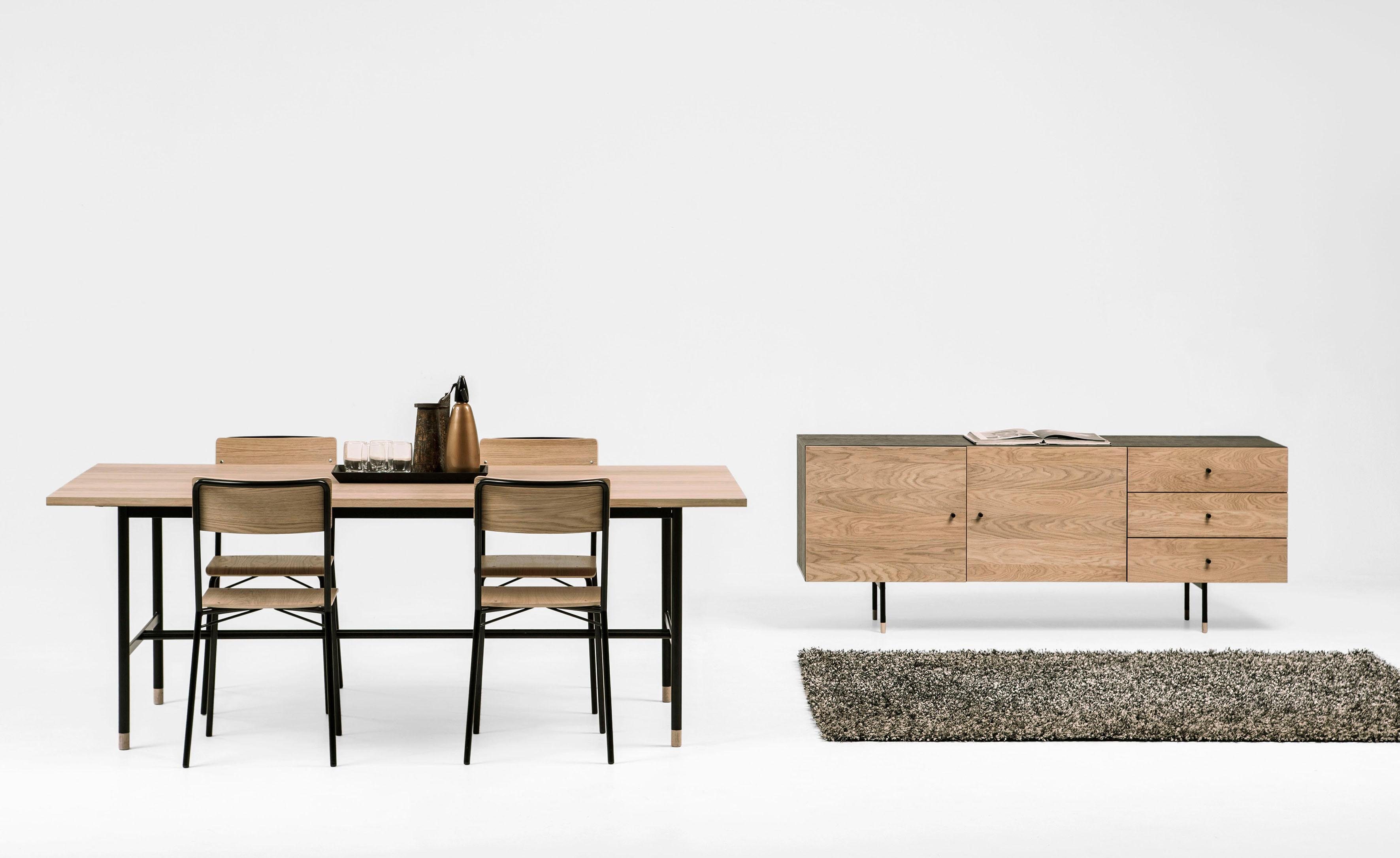 Woodman Eettafel Daniel Breedte 200 cm, te verlengen tot 300 cm