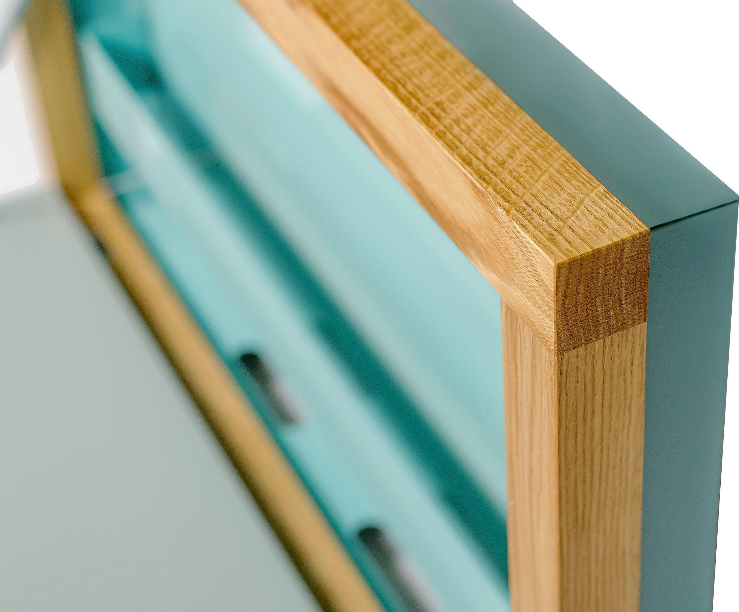 Woodman Klaptafel Brenta om open te klappen, ruimtebesparend, frame van massief eiken
