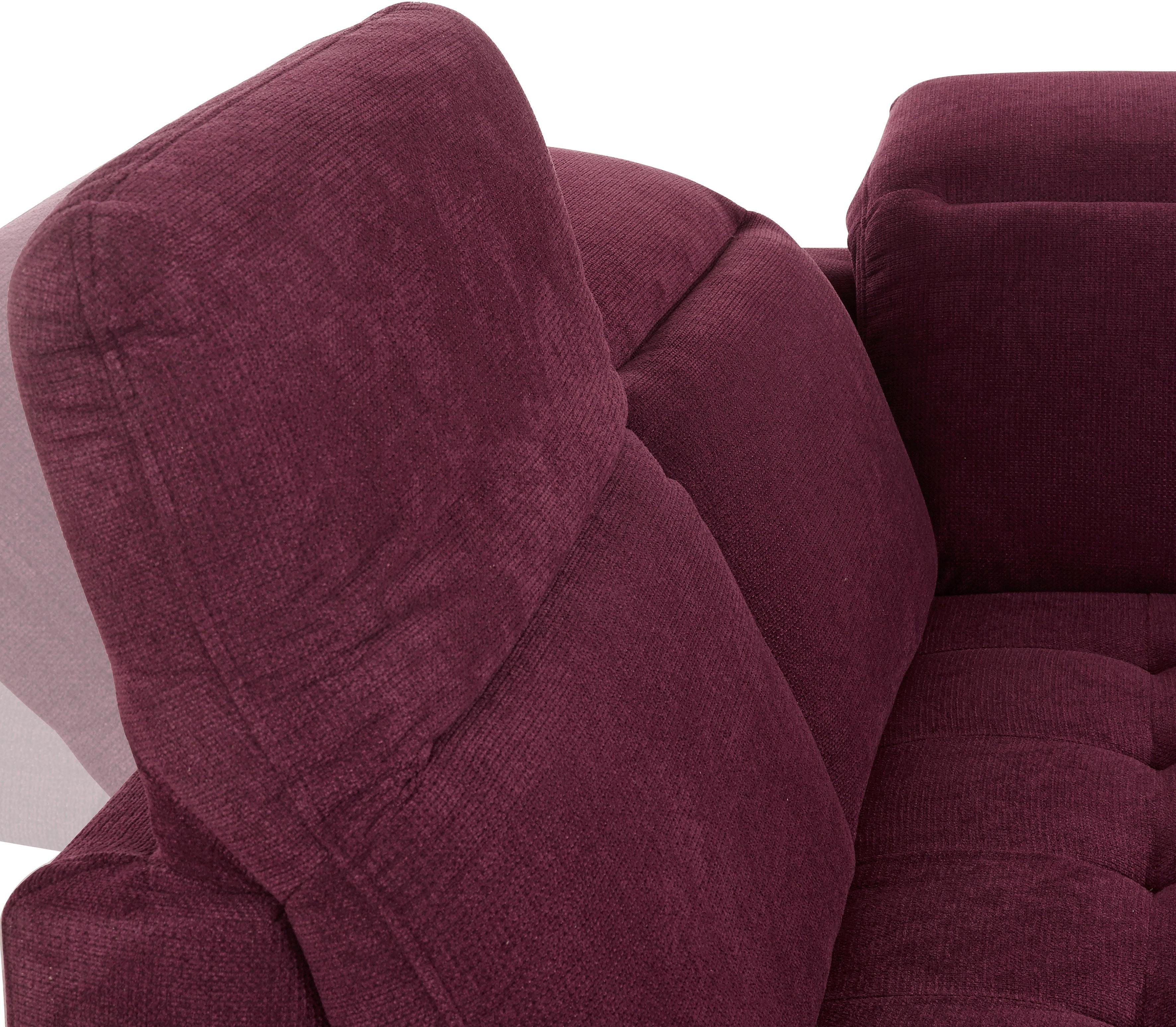 sit&more Zithoek Stardust U-vorm met verstelbare hoofdsteun, armleuningen en tafelelement