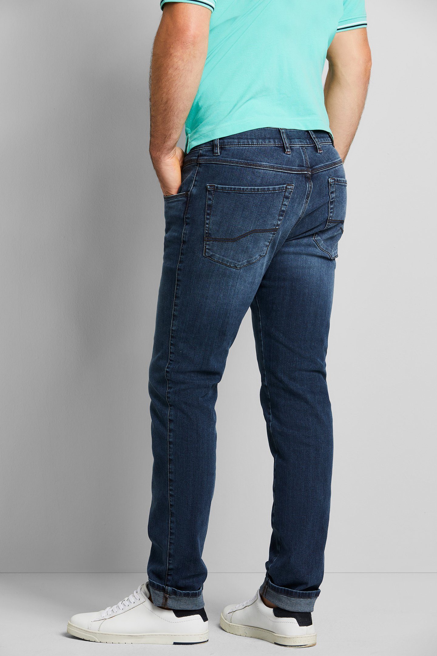 Bugatti 5-pocket jeans met power stretch
