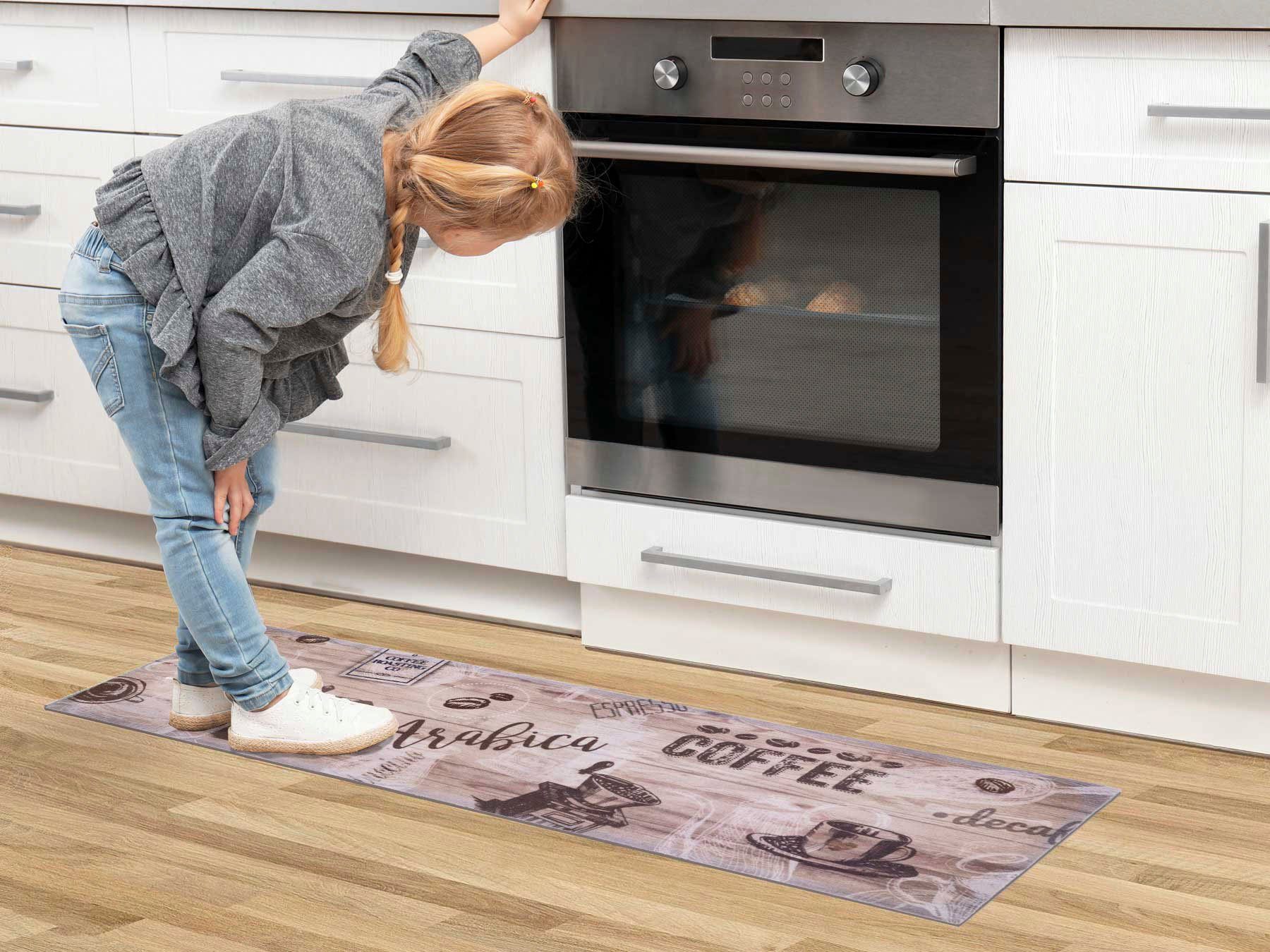 Primaflor-Ideen in Textil Keukenloper ARABICA Motief koffie, antislip, wasbaar, keuken