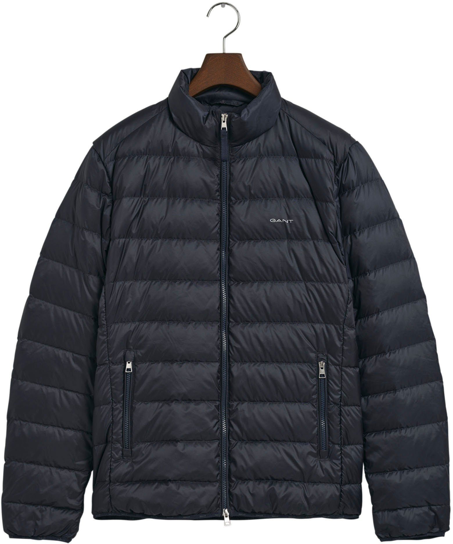 Gant Donsjack Light Down donsjack easy care zeer lichte donzen gewatteerde jas, premium kwaliteit, klassiek ontwerp