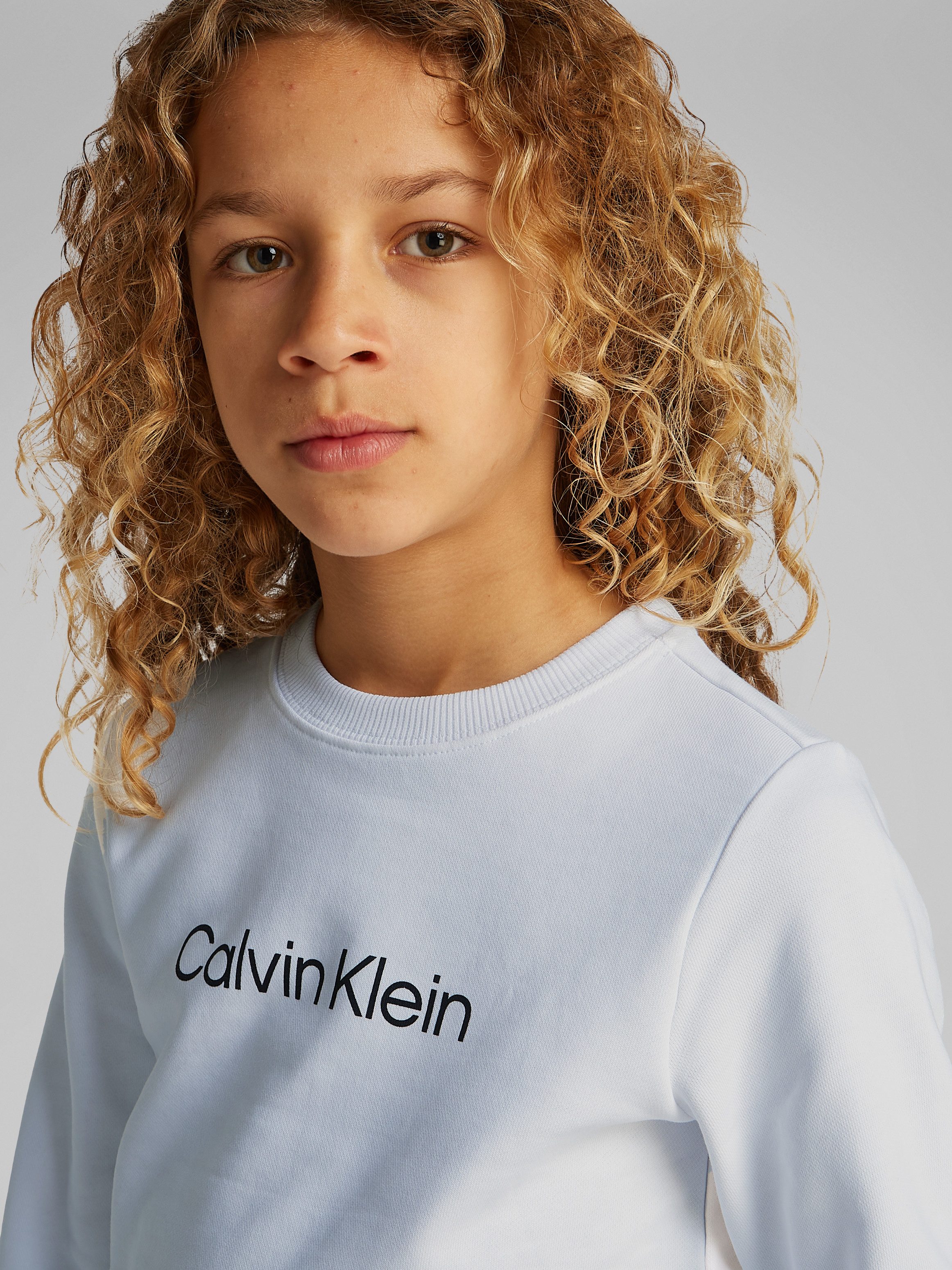 Calvin Klein Sweatshirt INST. LOGO REGULAR CN met een logo-opschrift