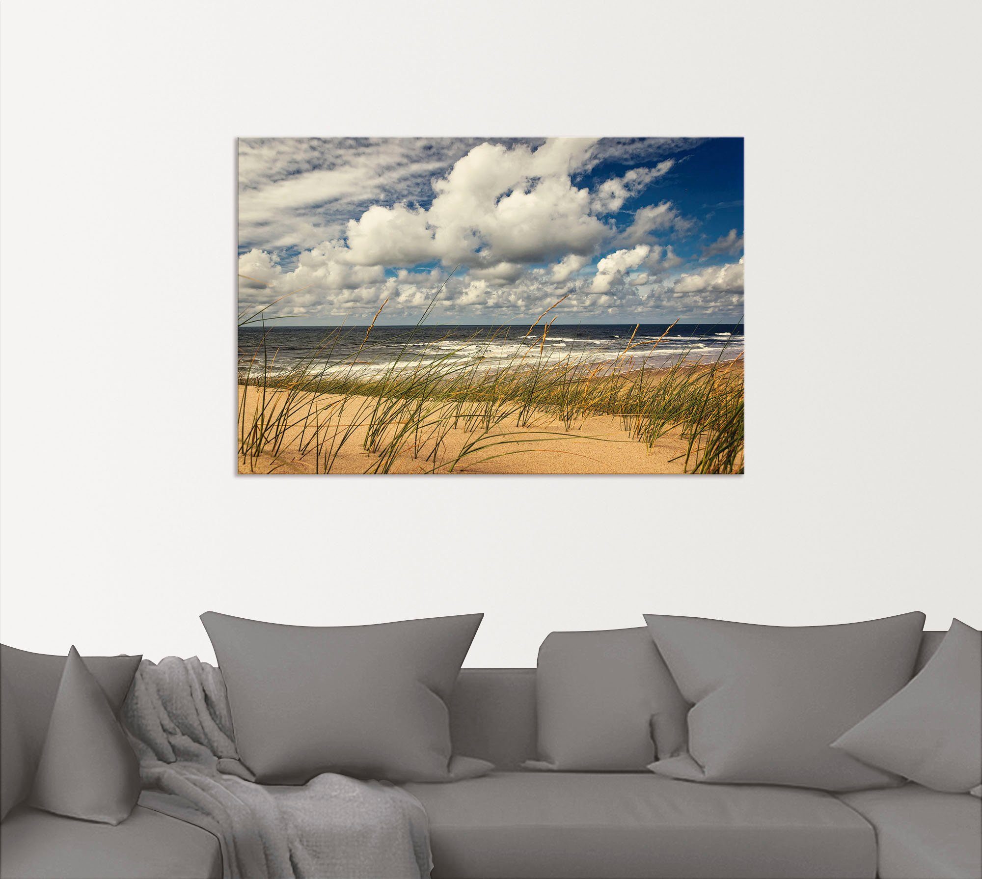 Artland Artprint Strand paal 17 02 als artprint van aluminium, artprint voor buiten, poster in diverse formaten