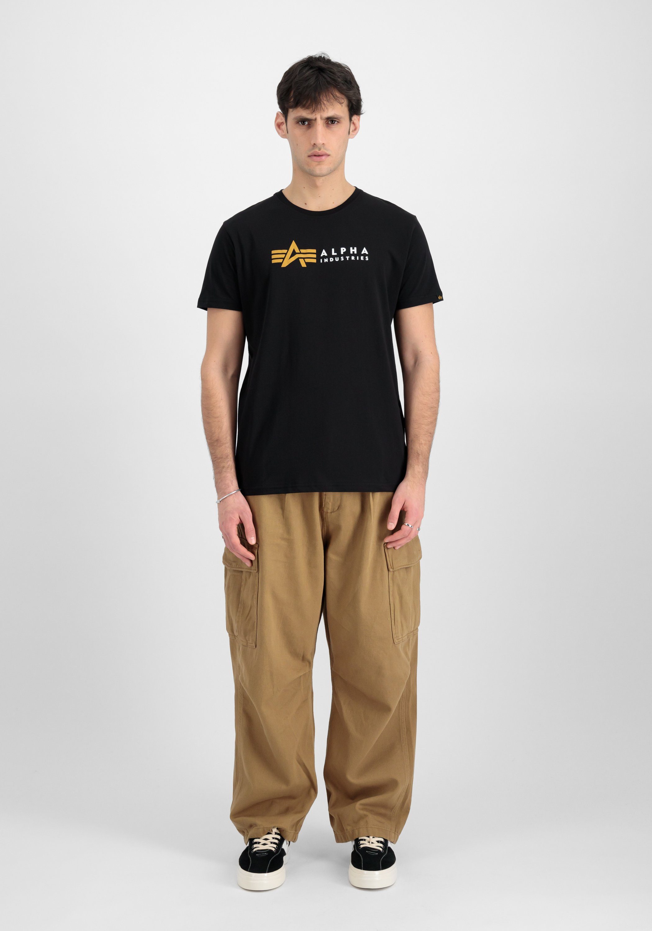 Alpha Industries T-shirt Alpha Industries Men - T-Shirts Alpha Label T Puff Print