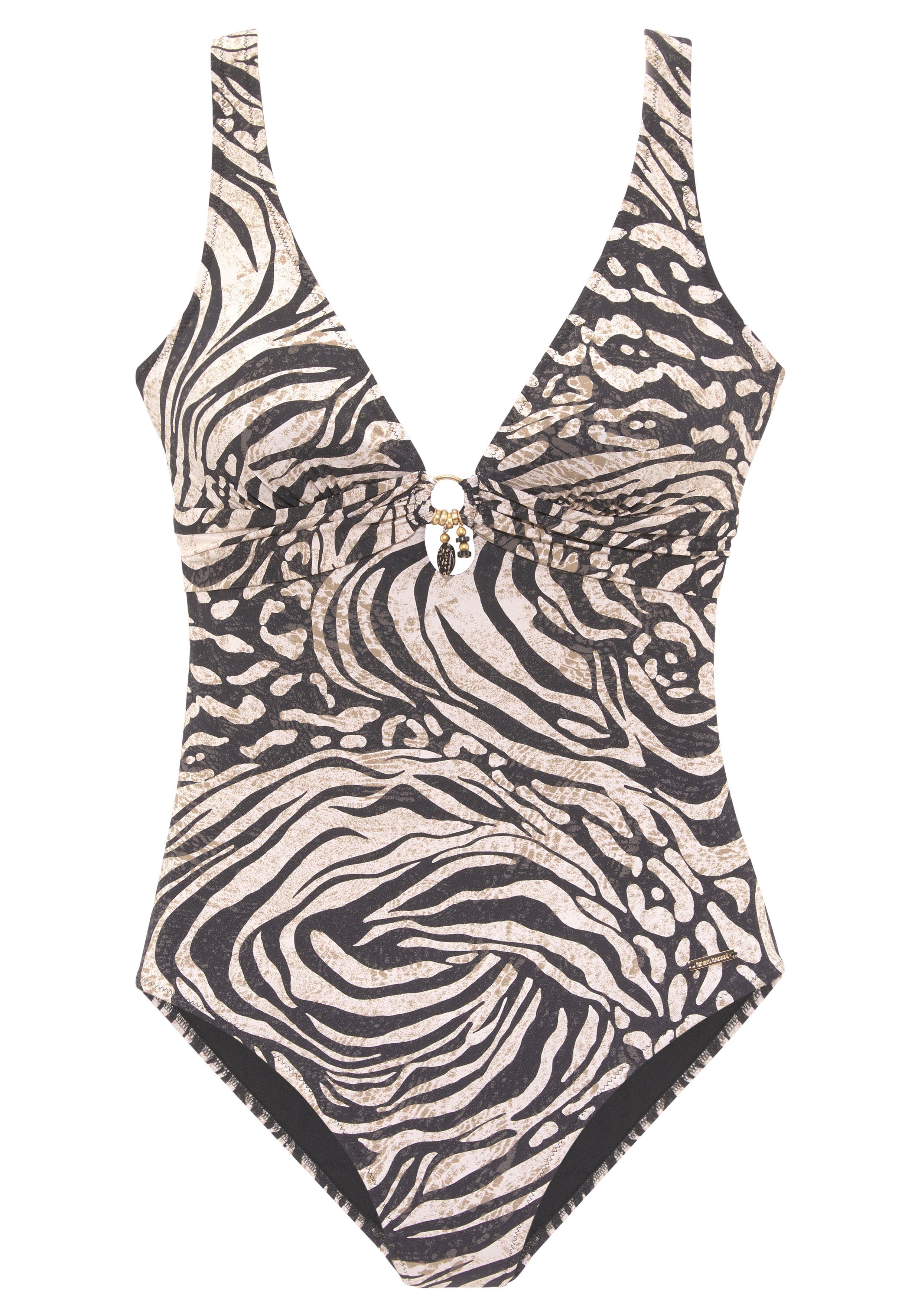 Bruno Banani Badpak in trendy animal-print