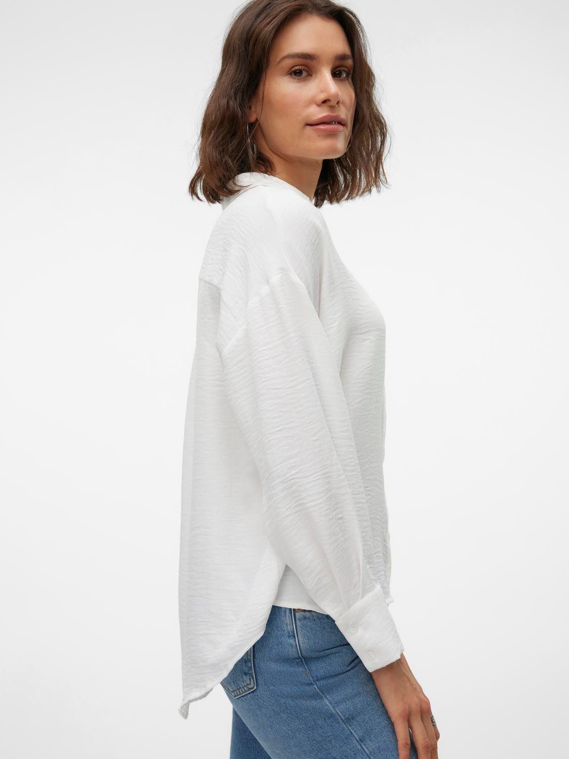 Vero Moda Blouse met lange mouwen VMMELANEY QUEENY LS SHIRT WVN NOOS