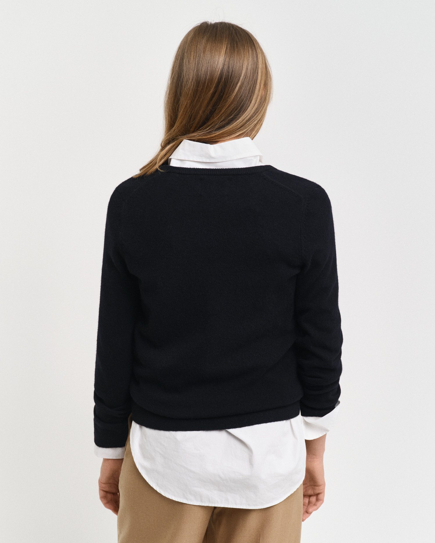 Gant Trui met V-hals Extrafine Lambswool V-Neck