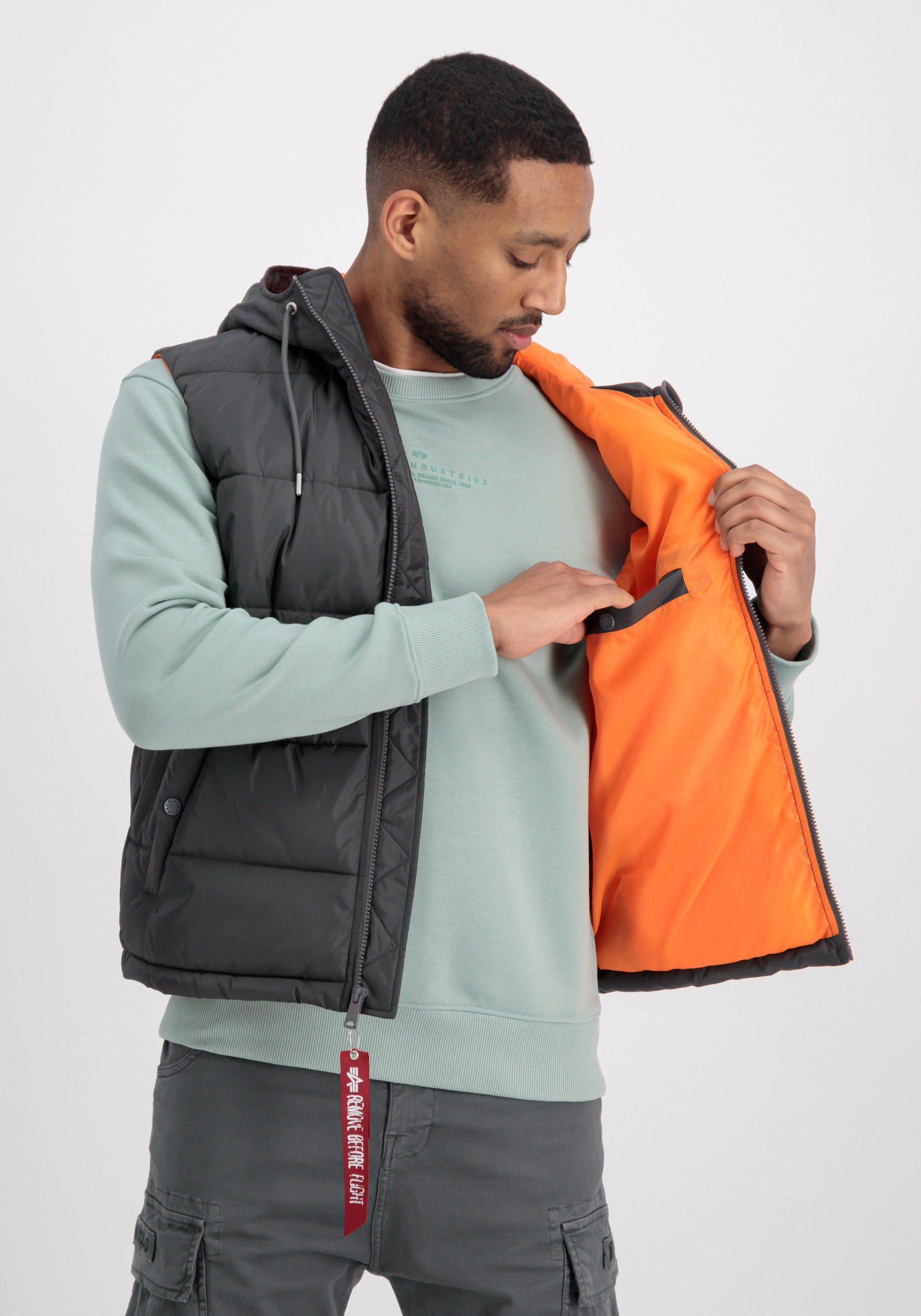 Alpha Industries Blouson Alpha Industries Men - Vests Hooded Puffer Vest FD
