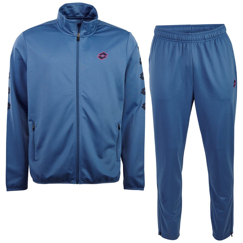 lotto Trainingspak - met logo prints op de schouders heren trainingspakken maat S (44/46) blauw