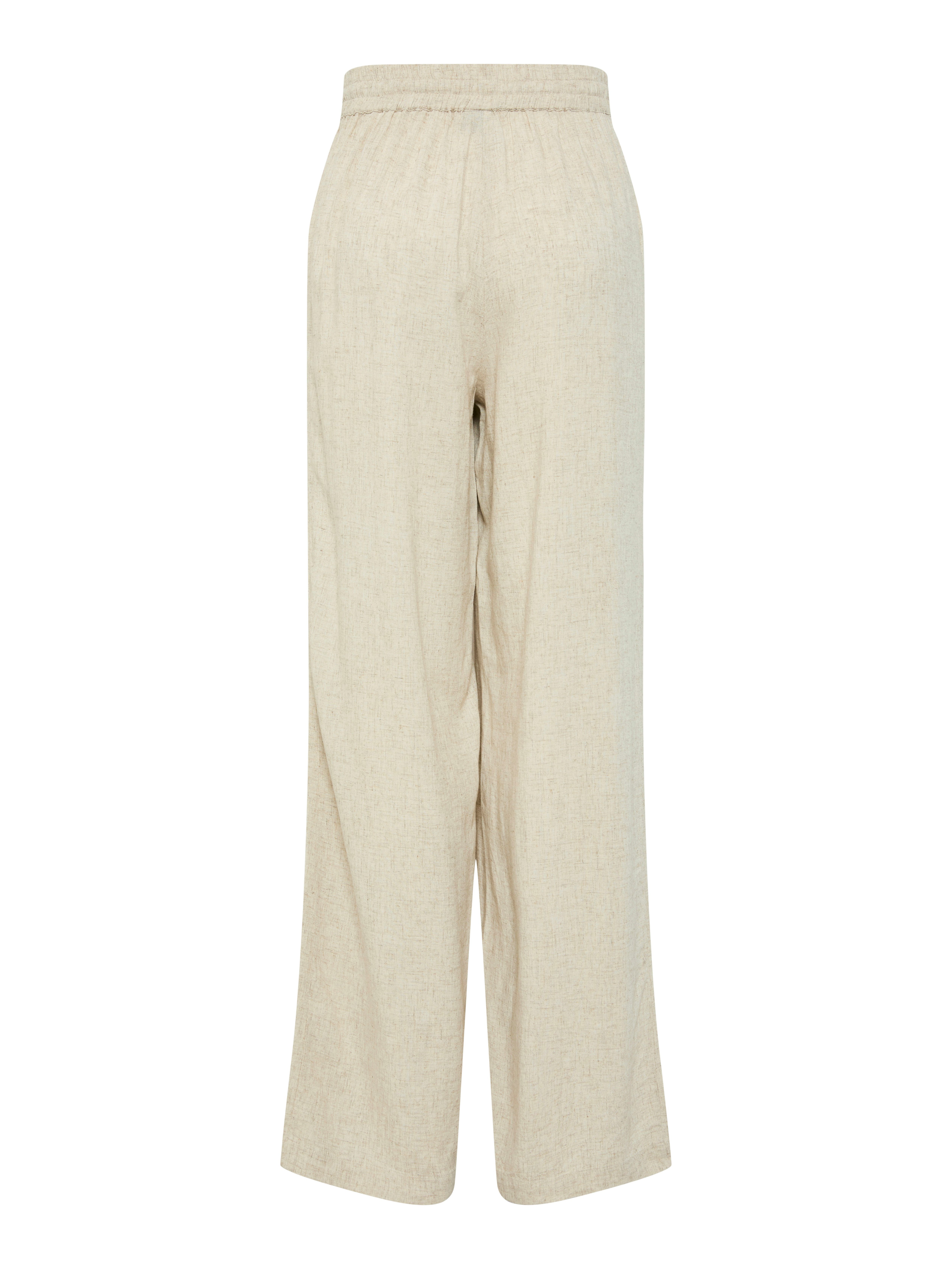 pieces Comfortbroek PCPIA HW WIDE PANTS WVN NOOS
