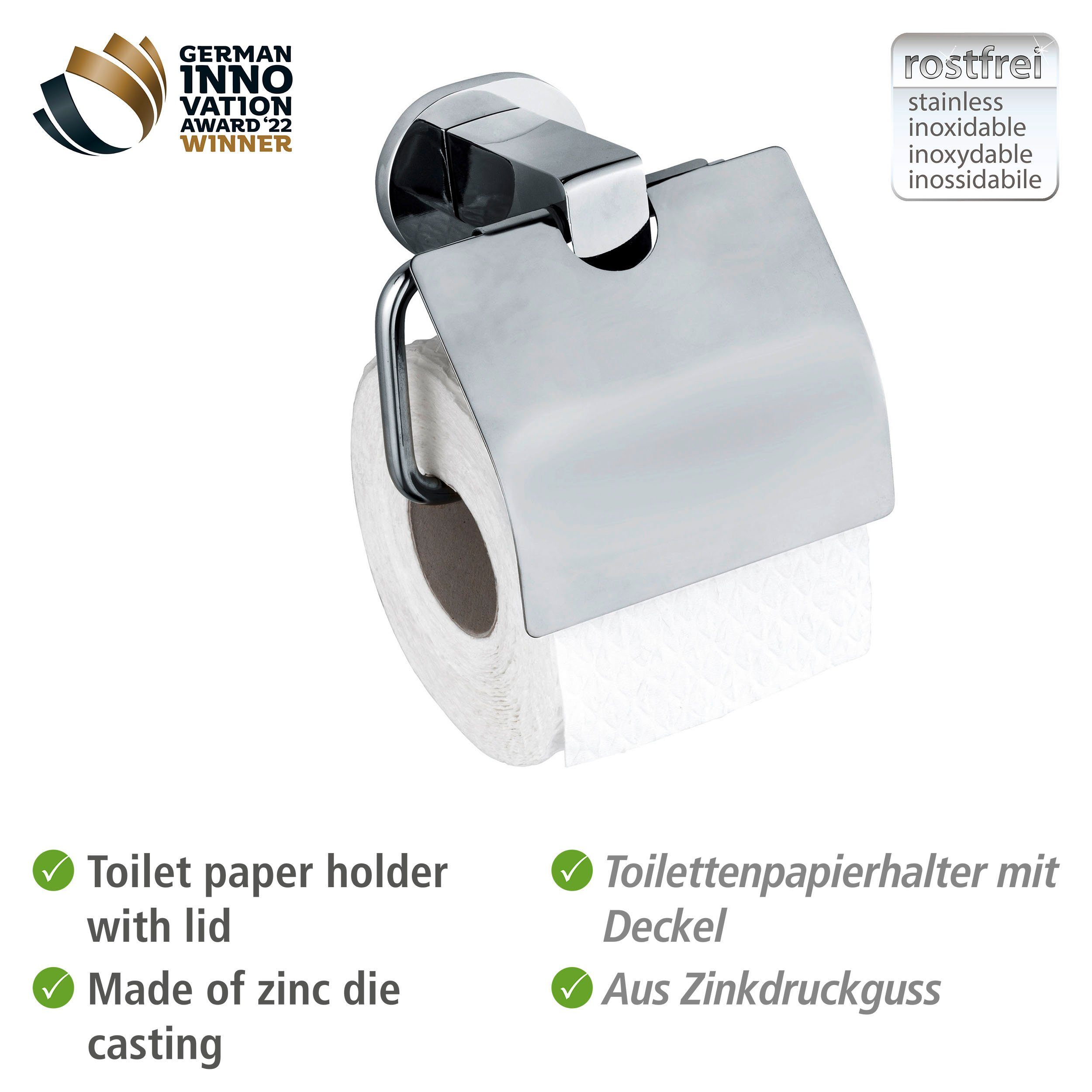 WENKO Toiletrolhouder UV-Loc® Maribor Bevestigen zonder boren