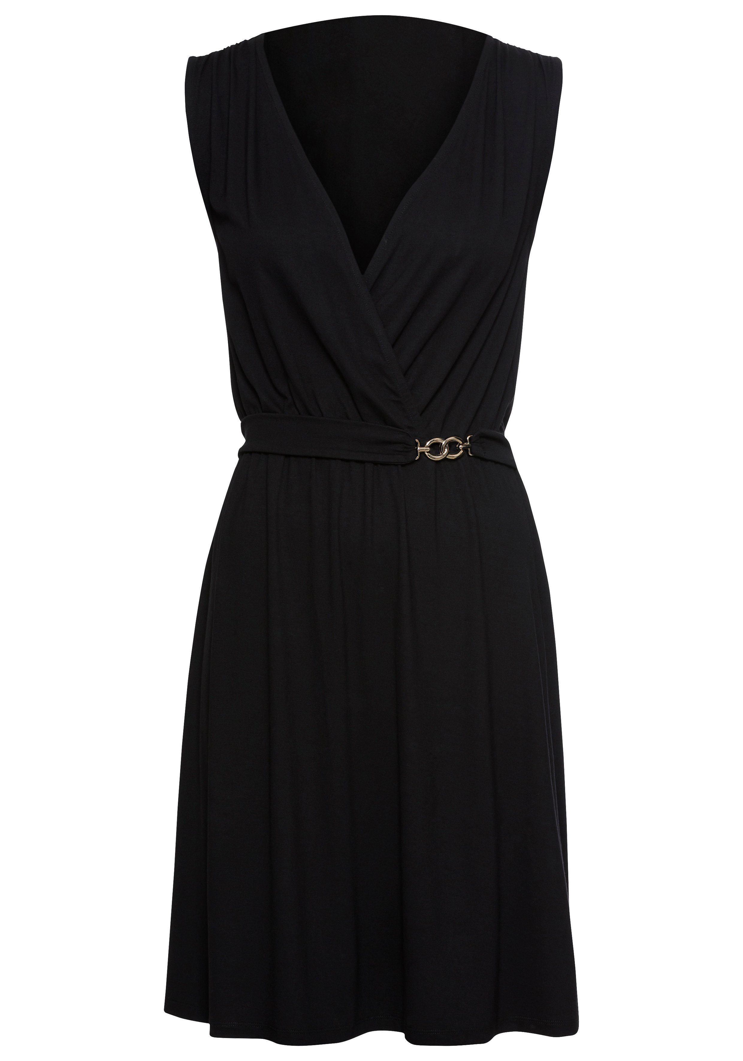 Melrose Jerseyjurk kort, feminin en getailleerd, van jersey-materiaal, mouwloos