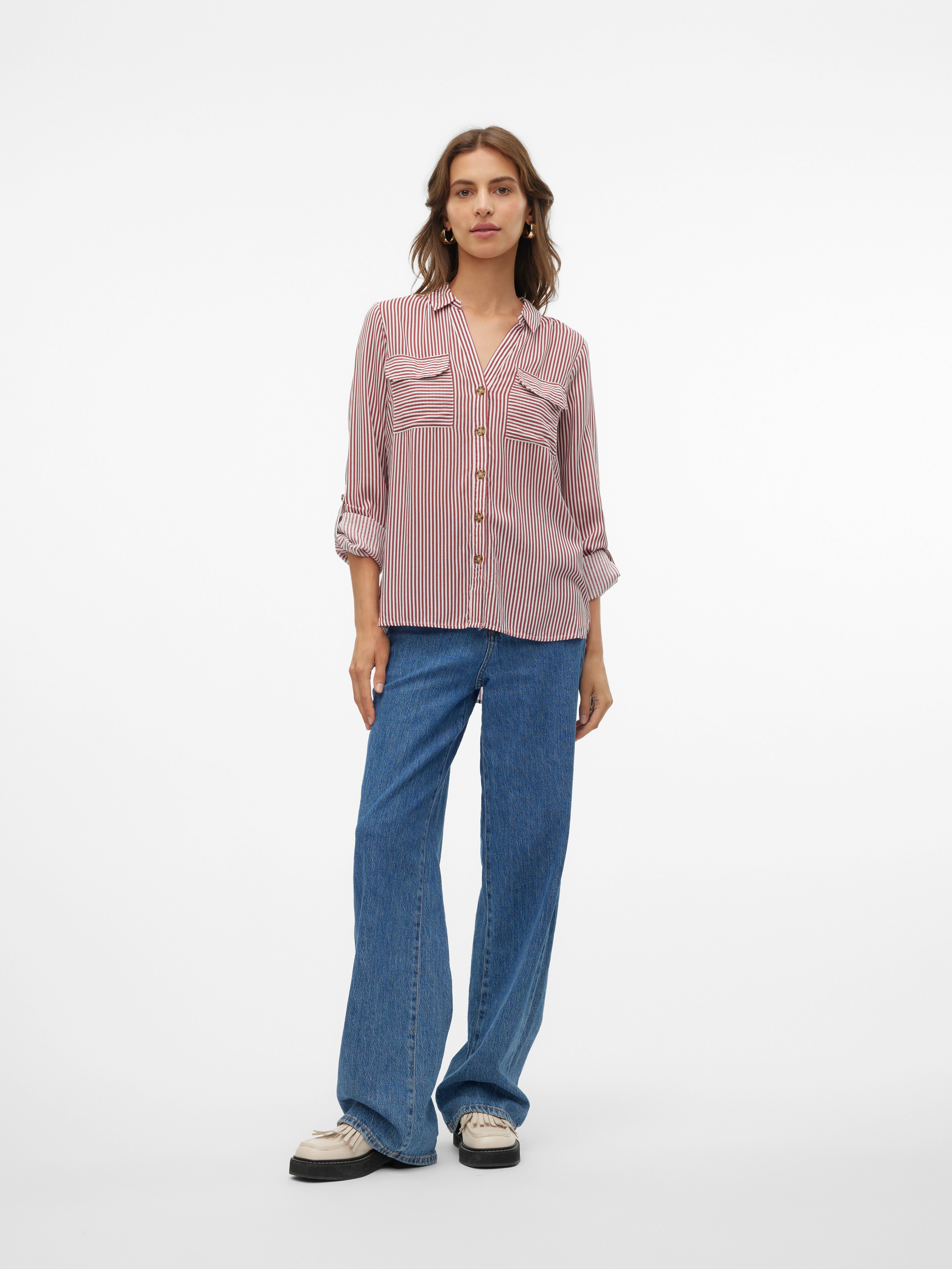 Vero Moda Overhemdblouse VMBUMPY L S SHIRT NEW WVN GA NOOS