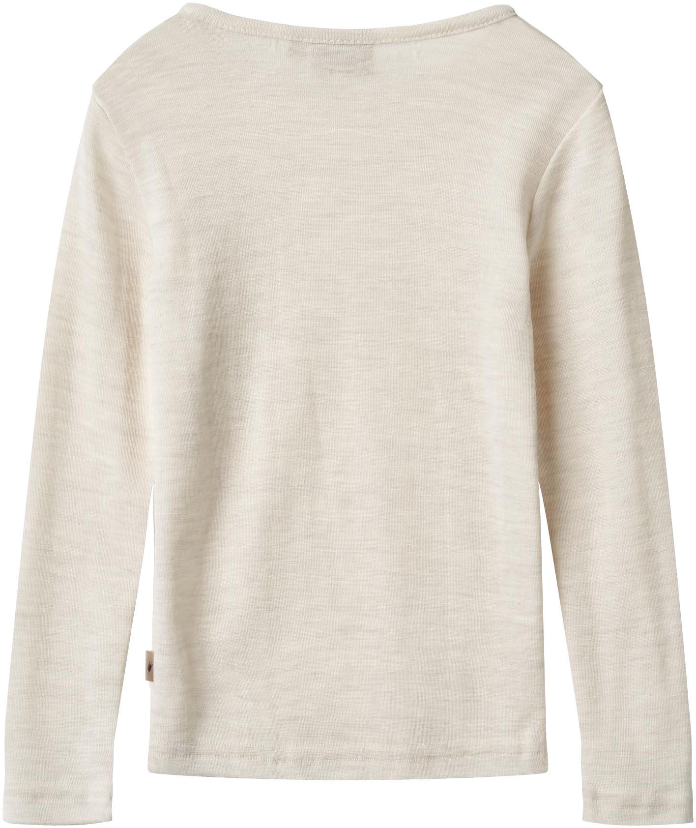 WHEAT Shirt met lange mouwen Wool T-Shirt L/S Alfie