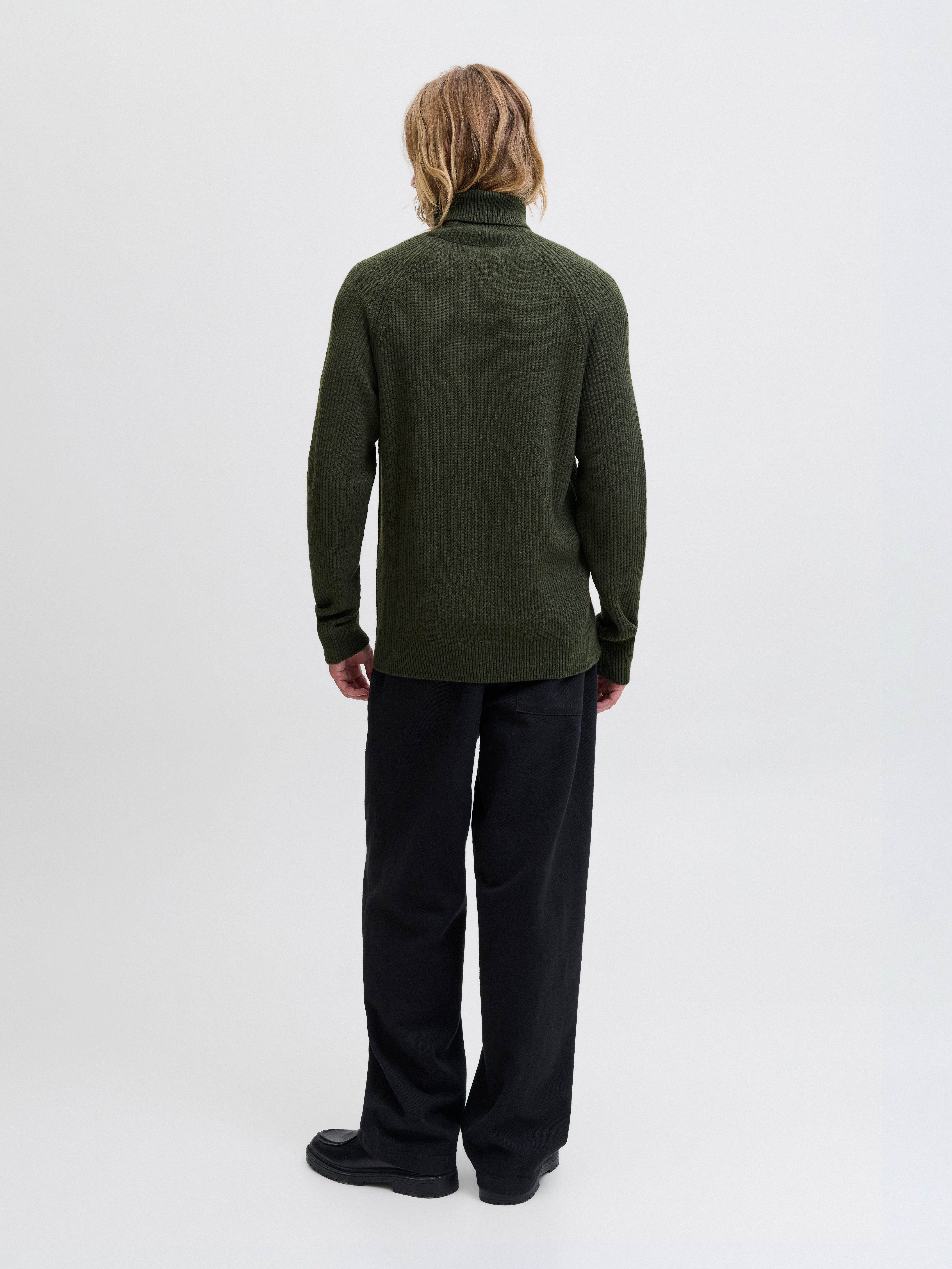Jack & Jones Coltrui JJPANNEL KNIT ROLL NECK AW25