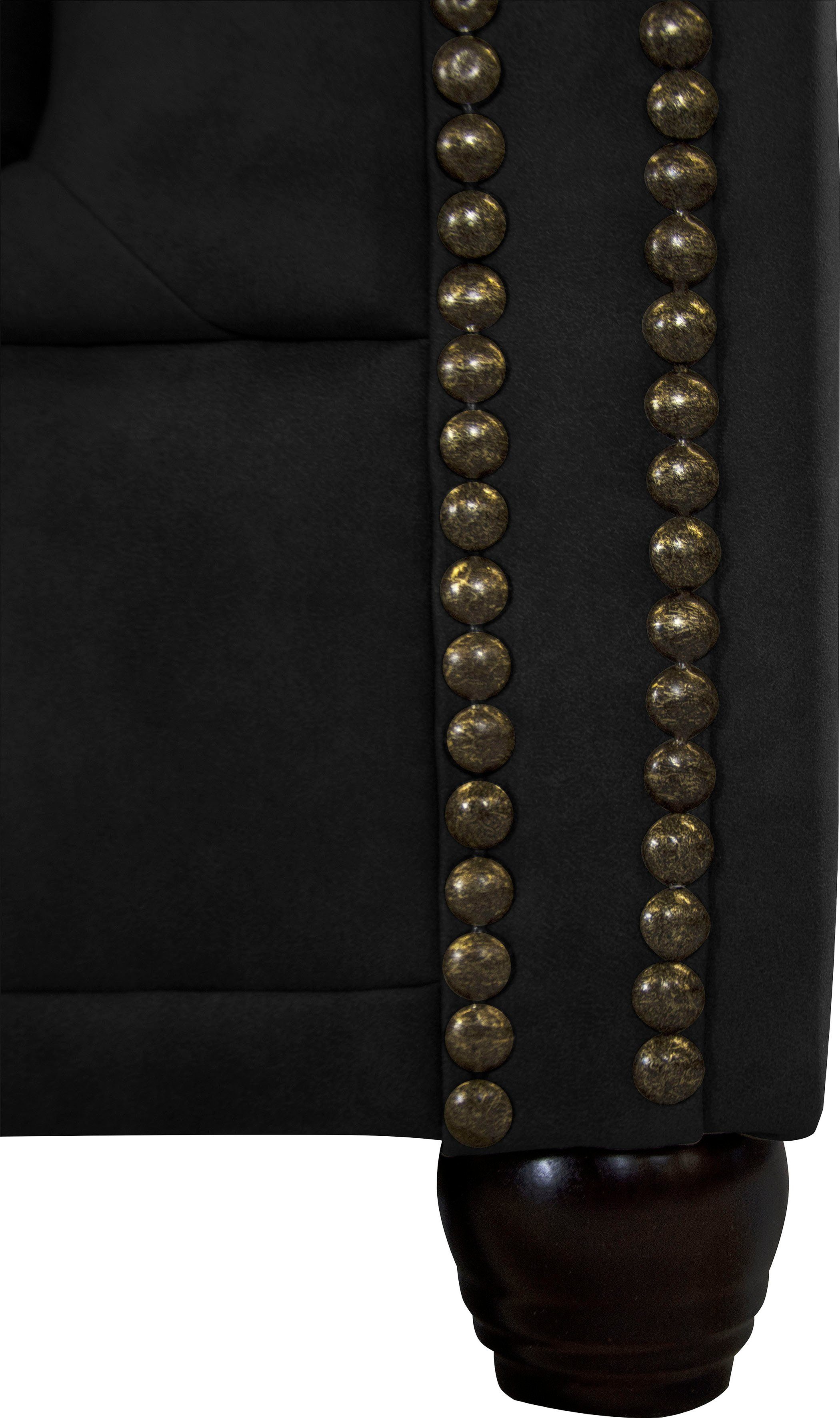 Home affaire Chesterfield-bank Rysum L-vorm Chesterfield-look, lange zijde links of rechts