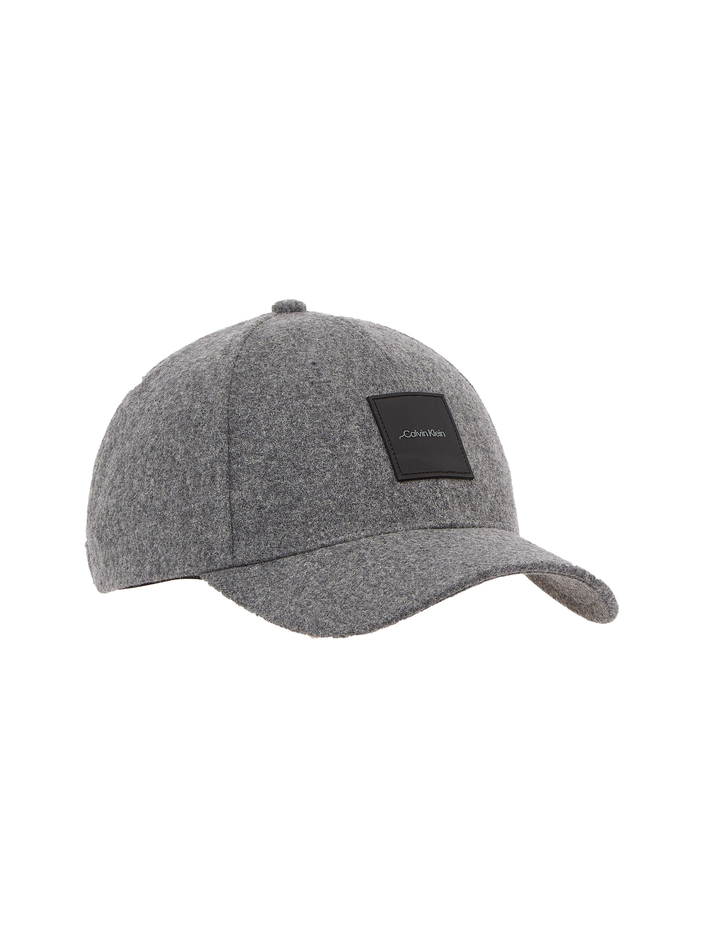 Calvin Klein Baseball pet WOOL BB CAP met logo-patch van leer unisex