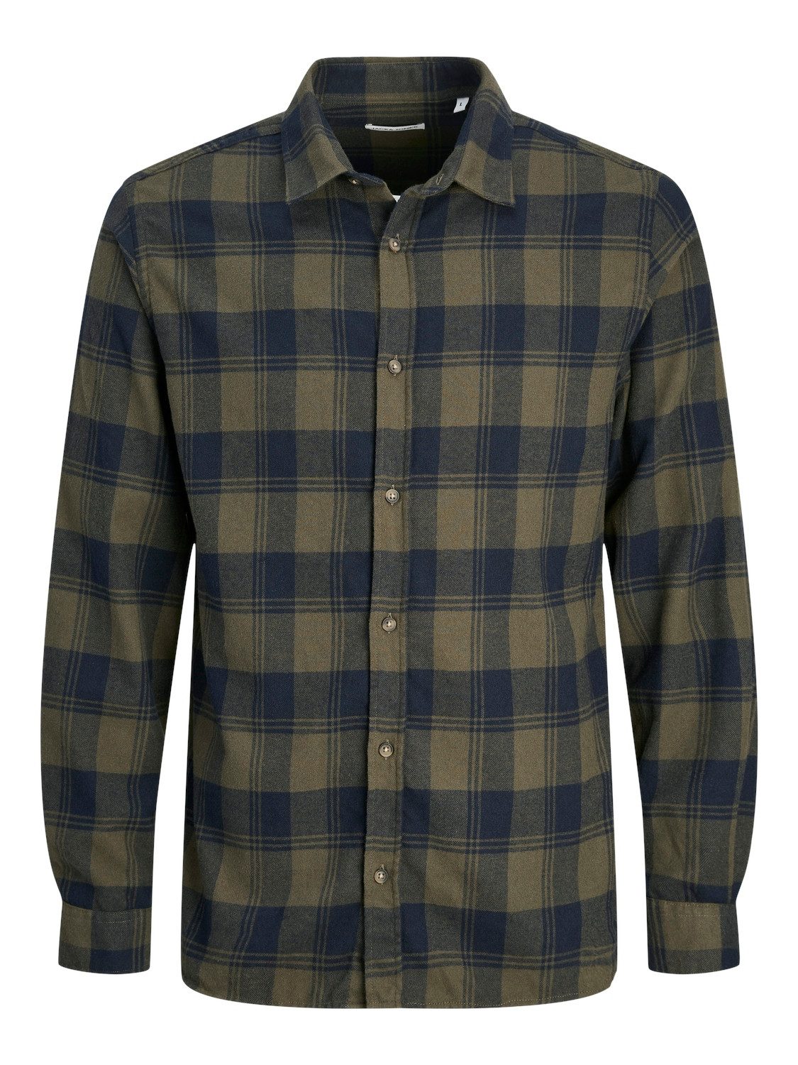 Jack & Jones PlusSize Overhemd met lange mouwen JJJOSHUA FALL BUFFALO SHIRT LS PLS