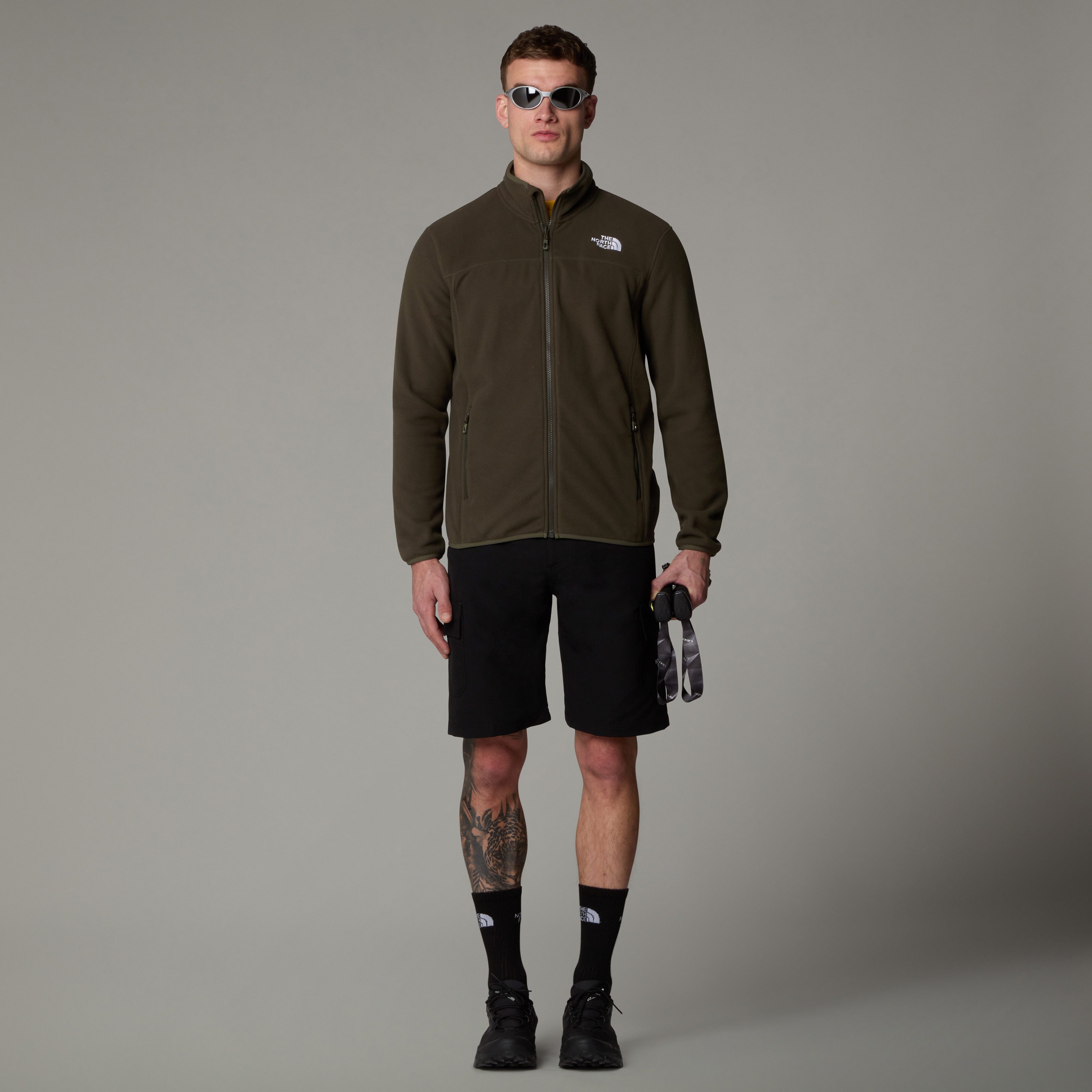 The North Face Fleecejack M 100 GLACIER FULL ZIP - EU van zachte, geborstelde microvezel-fleece