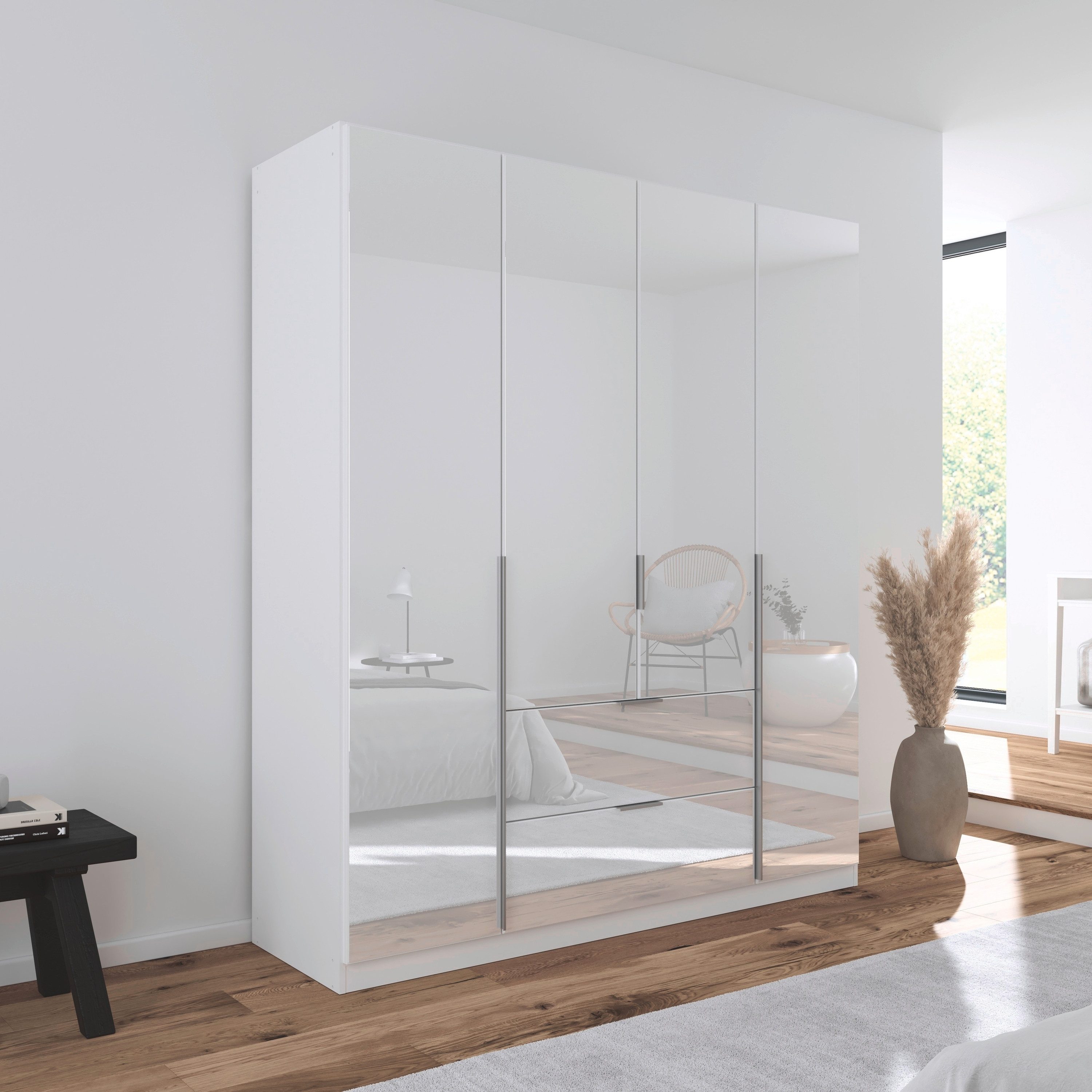 rauch Draaideurkast Kledingkasten kast garderobe AGORDO met glazen front