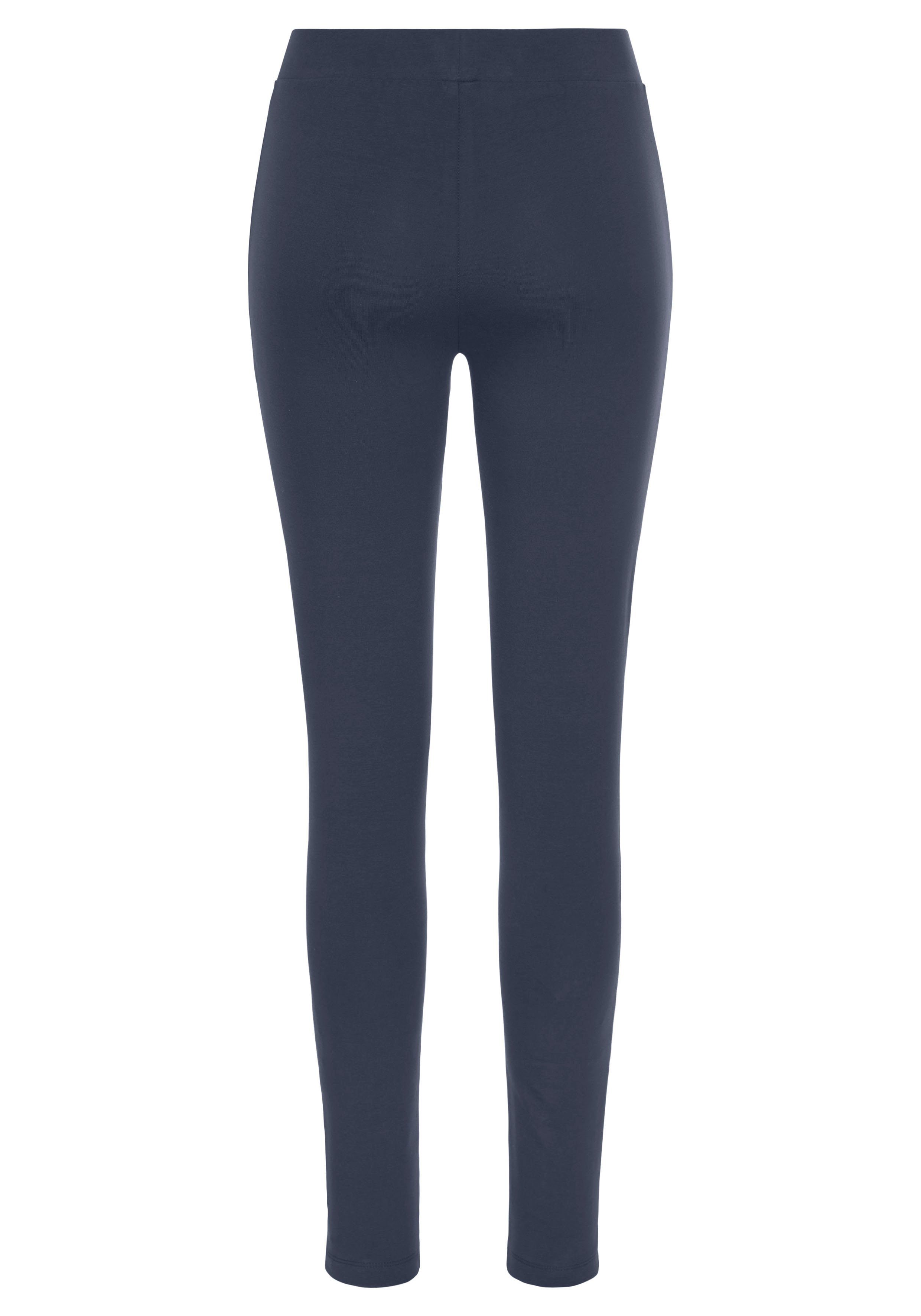 Bench. Loungewear Legging met glinsterend logoborduursel op het been