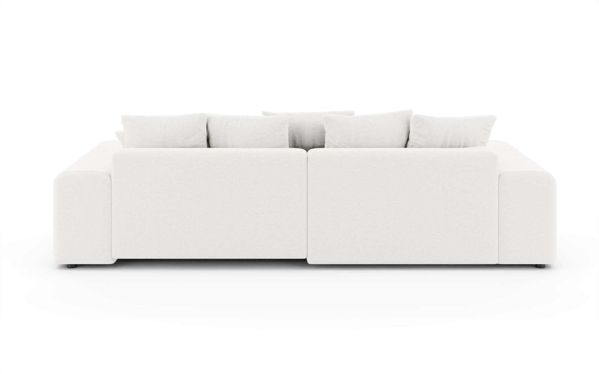 Home affaire Hoekbank LAKESIDE met bedfunctie en bedlade, B/D/H 257/166/84 cm L-vorm, recamiere aan beide zijden monteerbaar, golfondersteuning