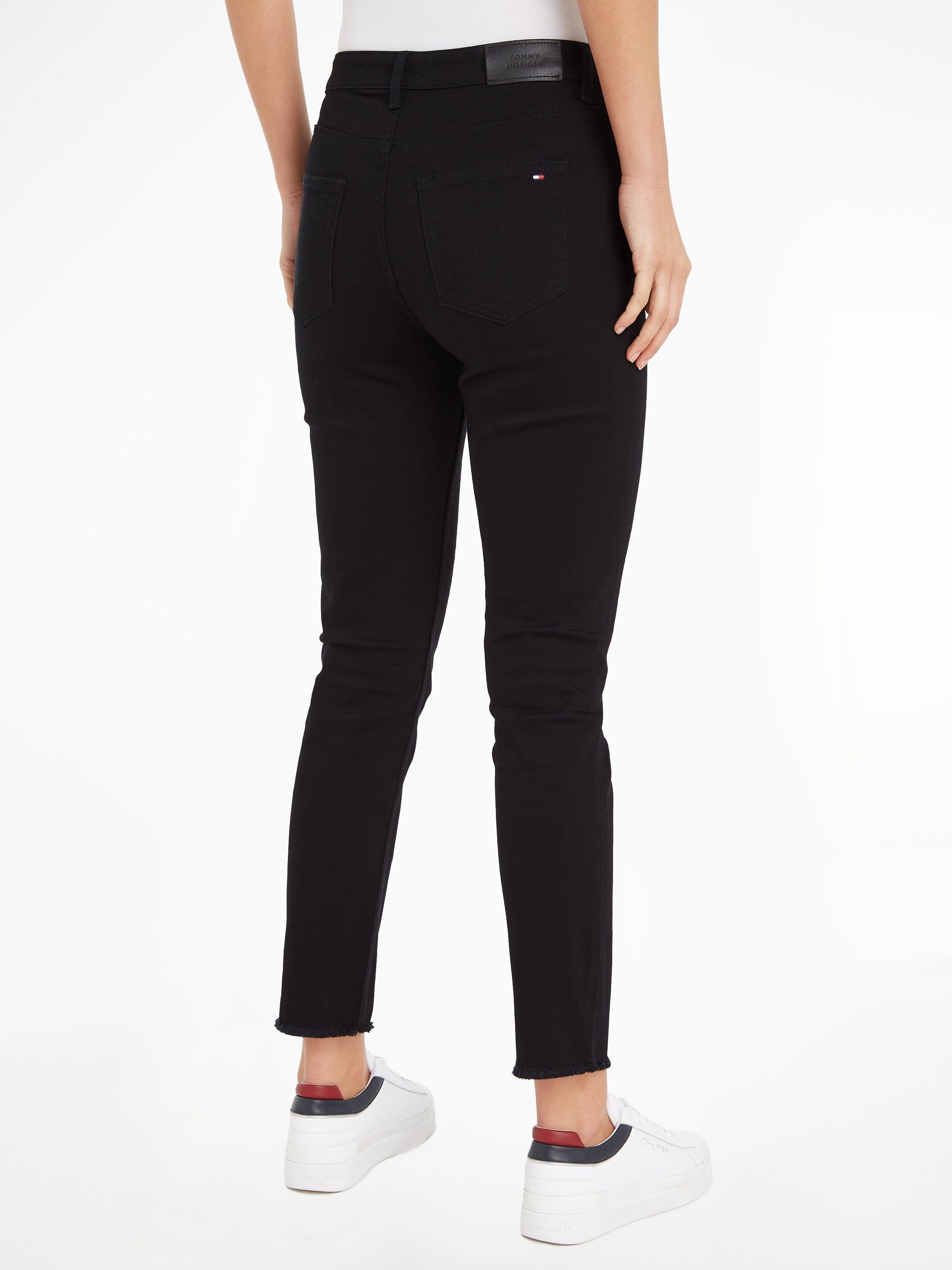 Tommy Hilfiger Slim fit jeans met logo patch