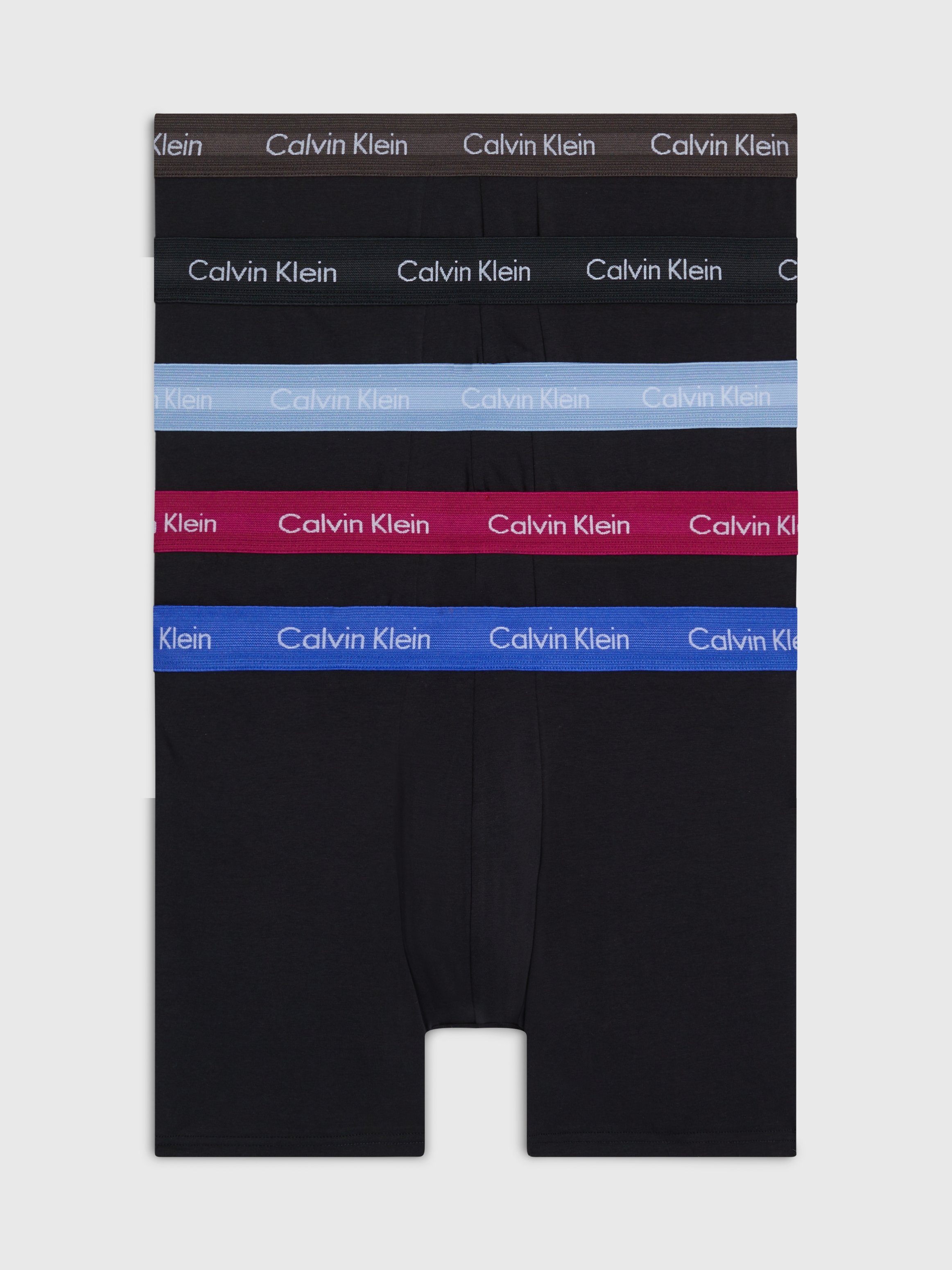 Calvin Klein Boxershort BOXER BRIEF 5PK met elastische logo-band (5 stuks Set van 5)