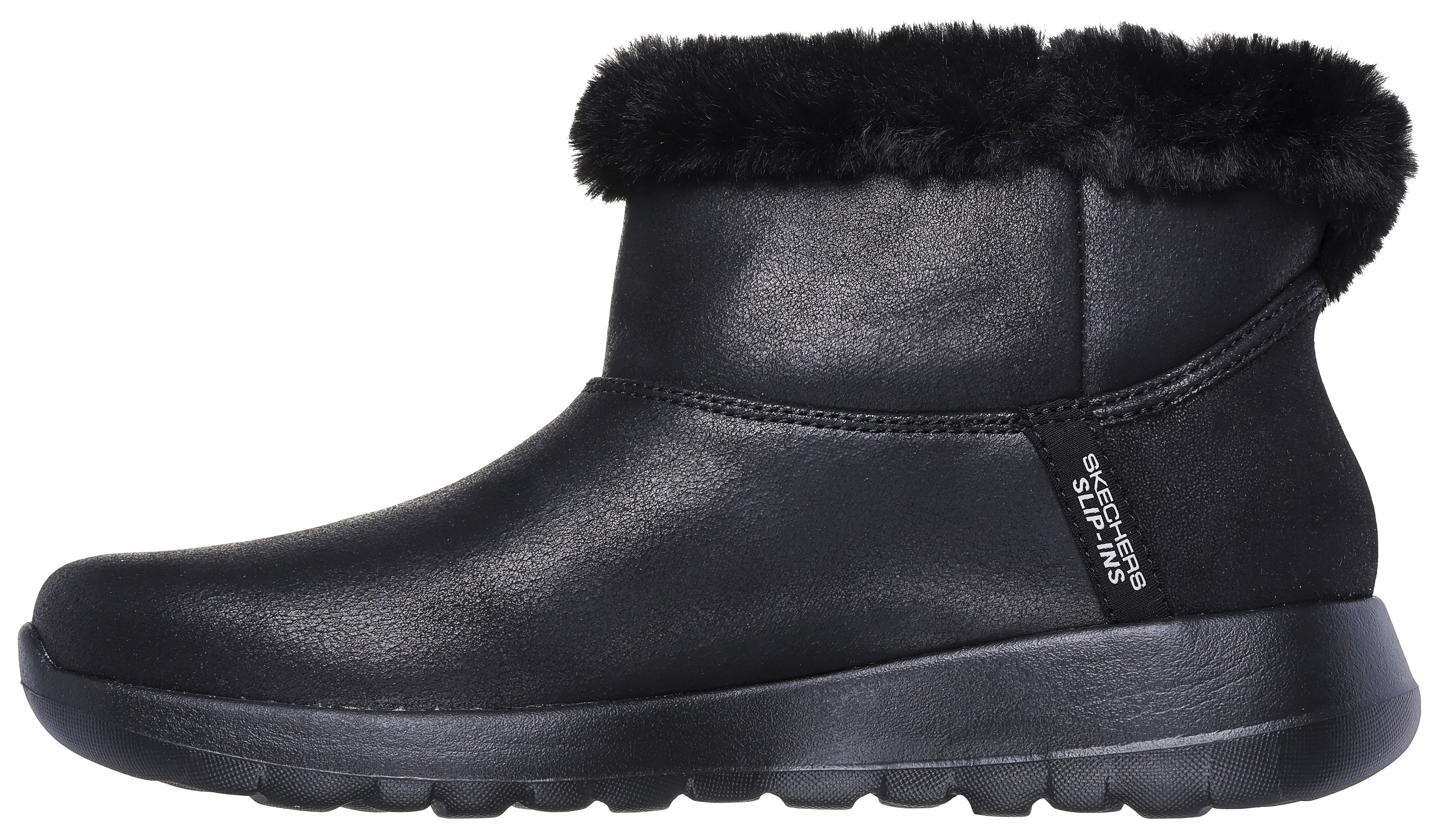 Skechers Winterlaarzen ON-THE-GO JOY-COZY DREAM Instaplaarzen, sneeuwlaarzen, winterlaarzen met 5GEN demping, vegan